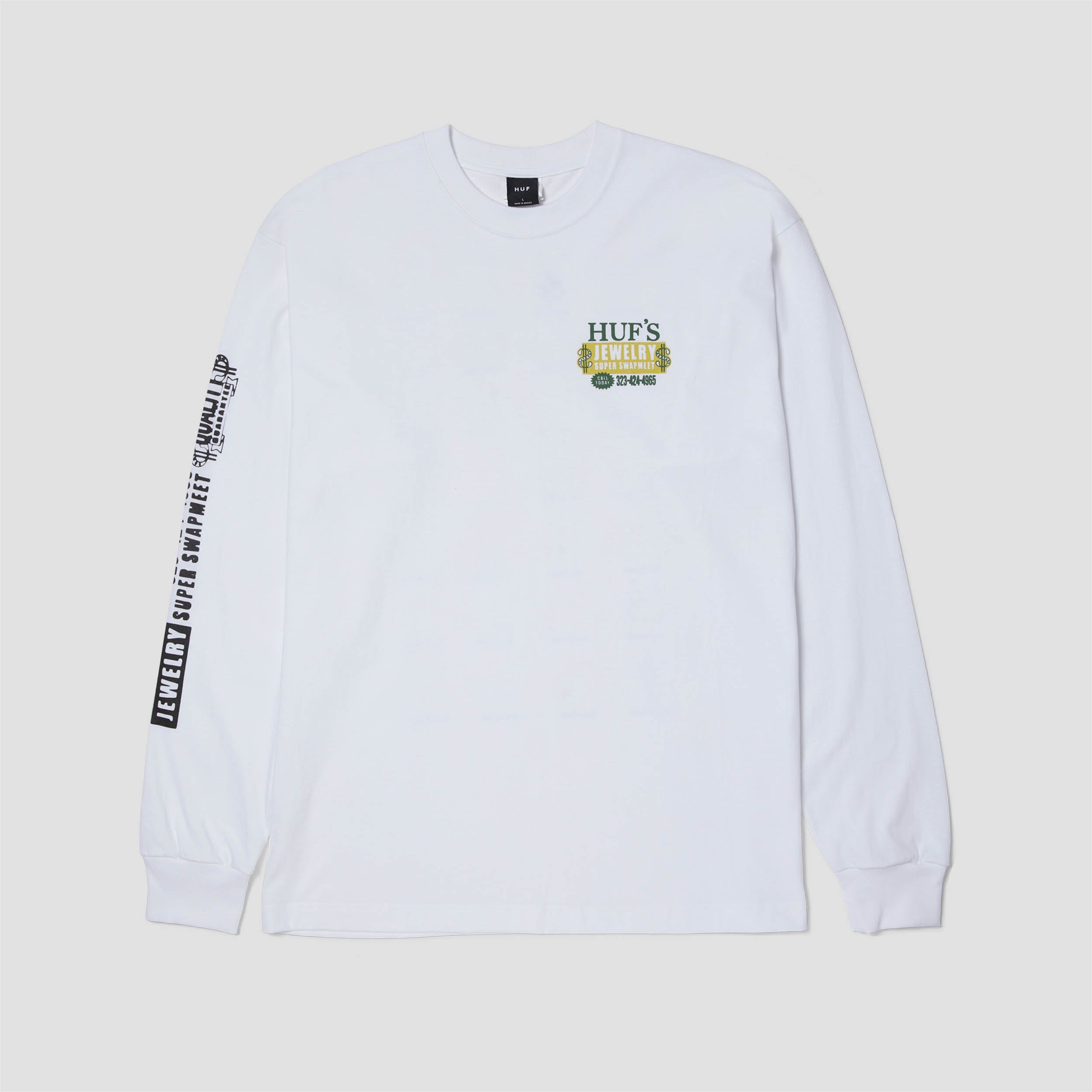 HUF Jewelry Longsleeve T-Shirt White