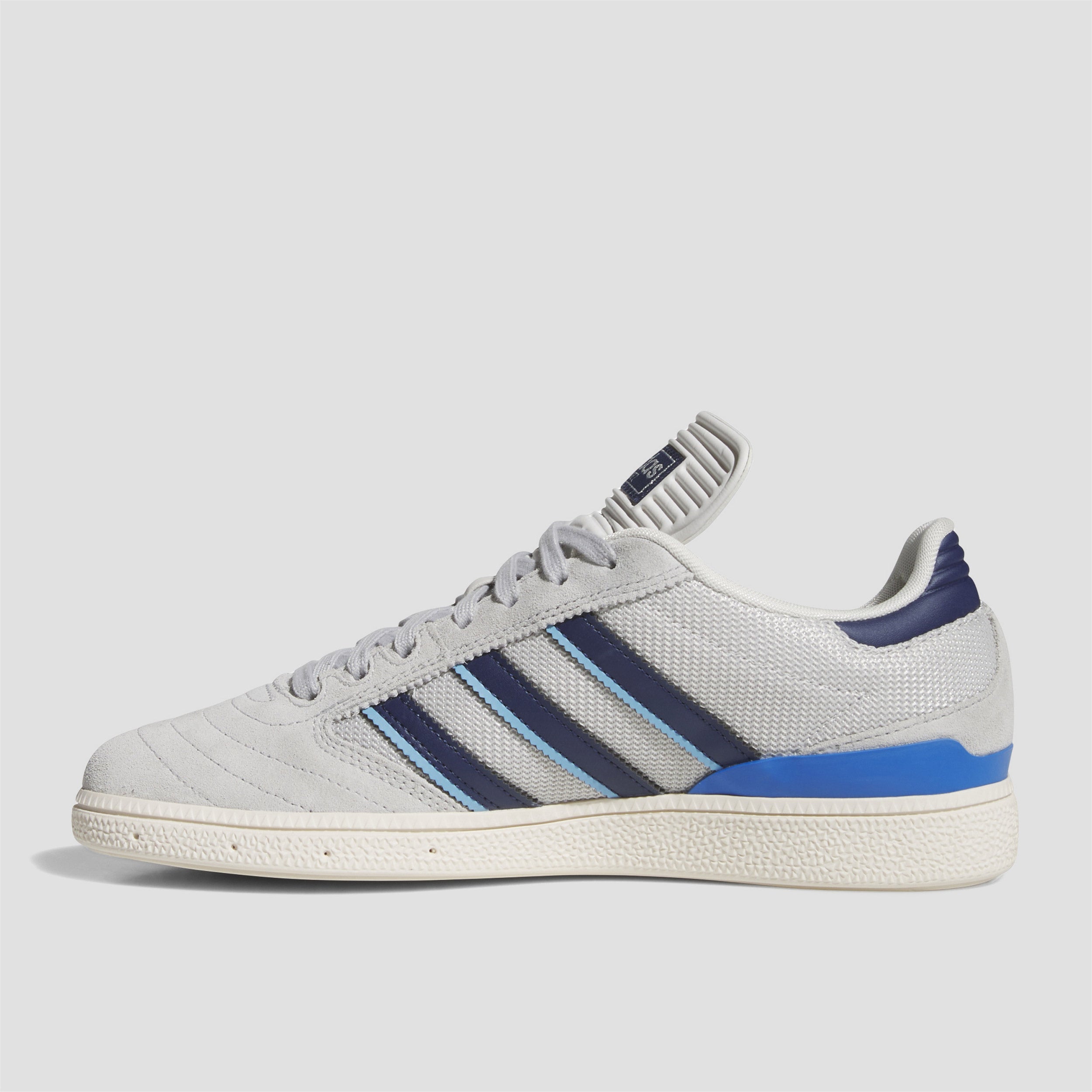 Adidas Busenitz Skate Shoes Grey Two / Dark Blue / Chalk White