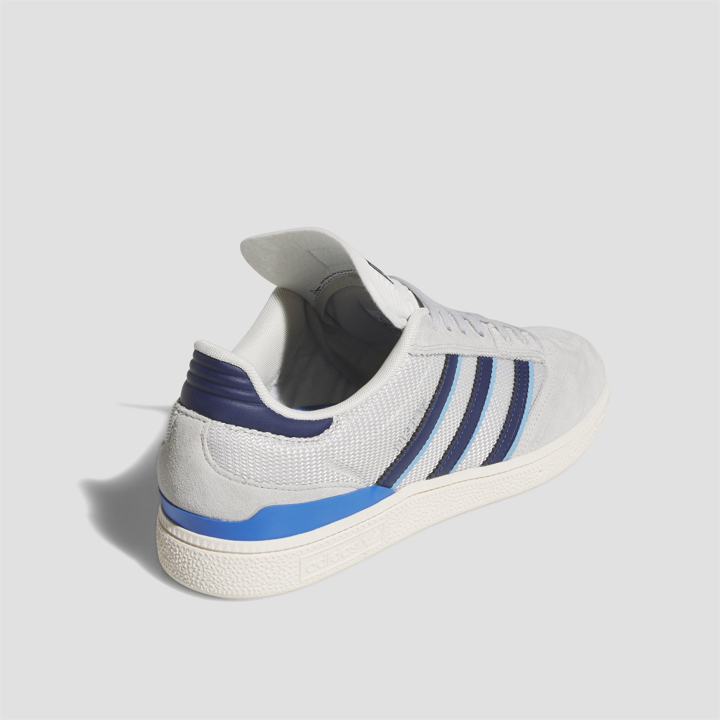Adidas Busenitz Skate Shoes Grey Two / Dark Blue / Chalk White
