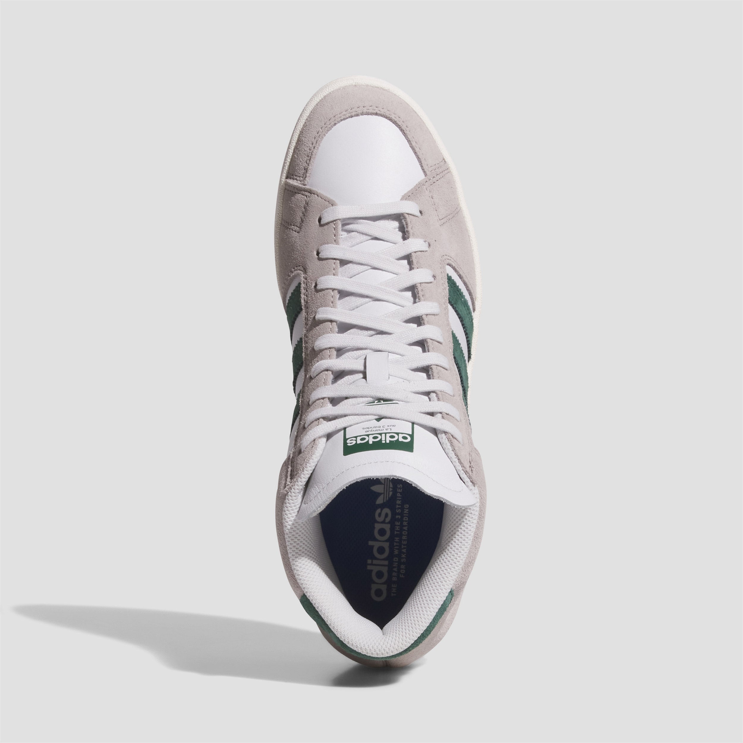 Adidas Superskate Skate Shoes Clear Granite / Collegiate Green / Crystal White