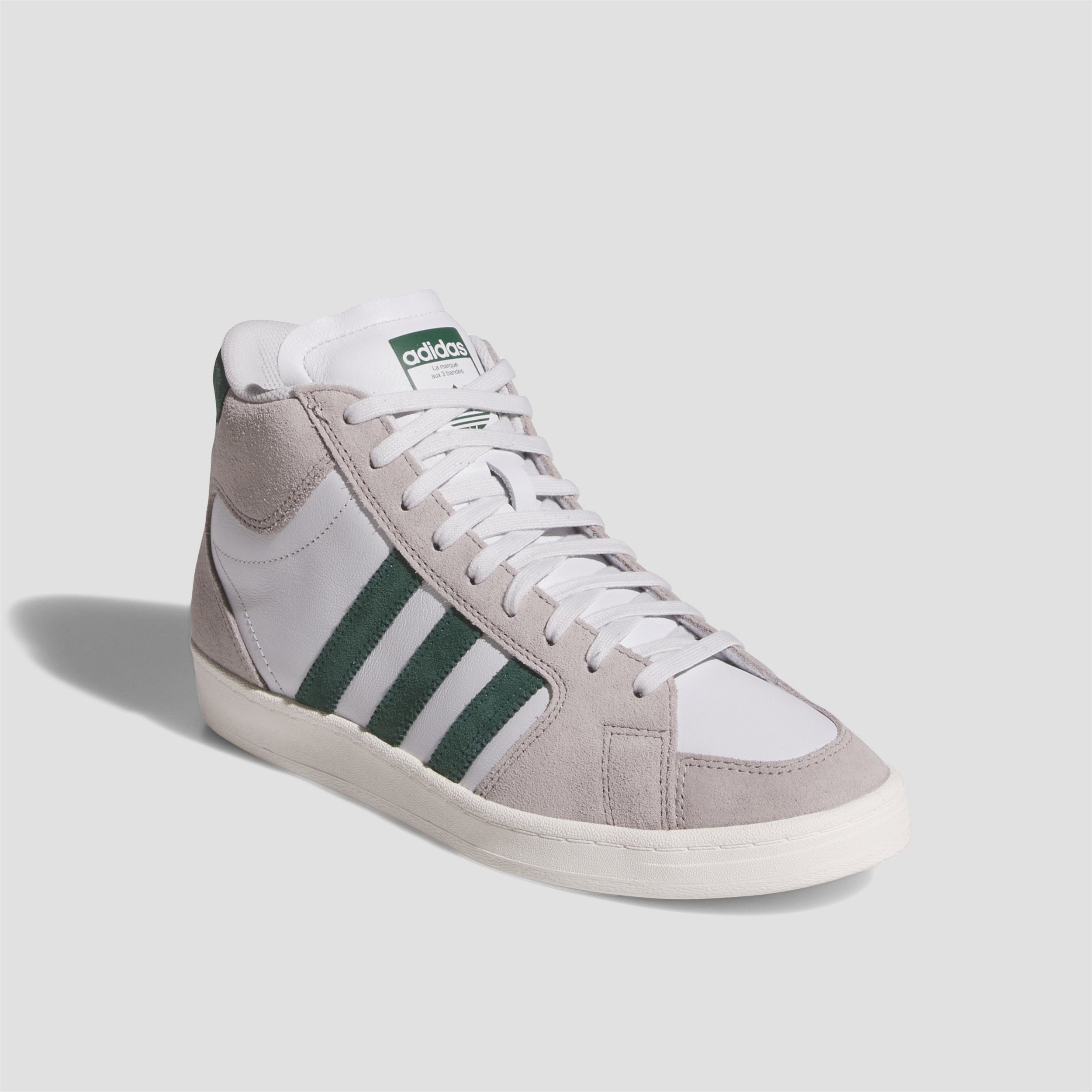 Adidas Superskate Skate Shoes Clear Granite / Collegiate Green / Crystal White