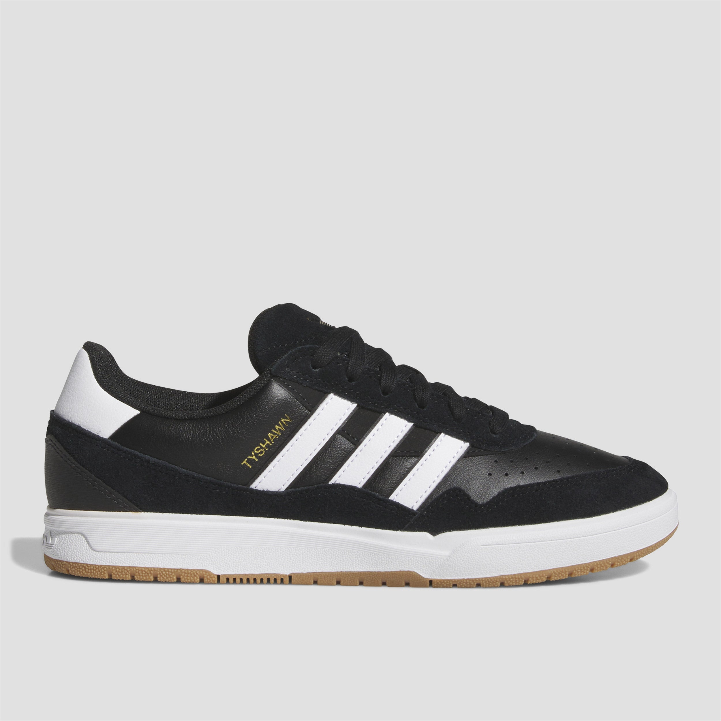 Adidas Tyshawn II Skate Shoes Core Black / Cloud White / Gum