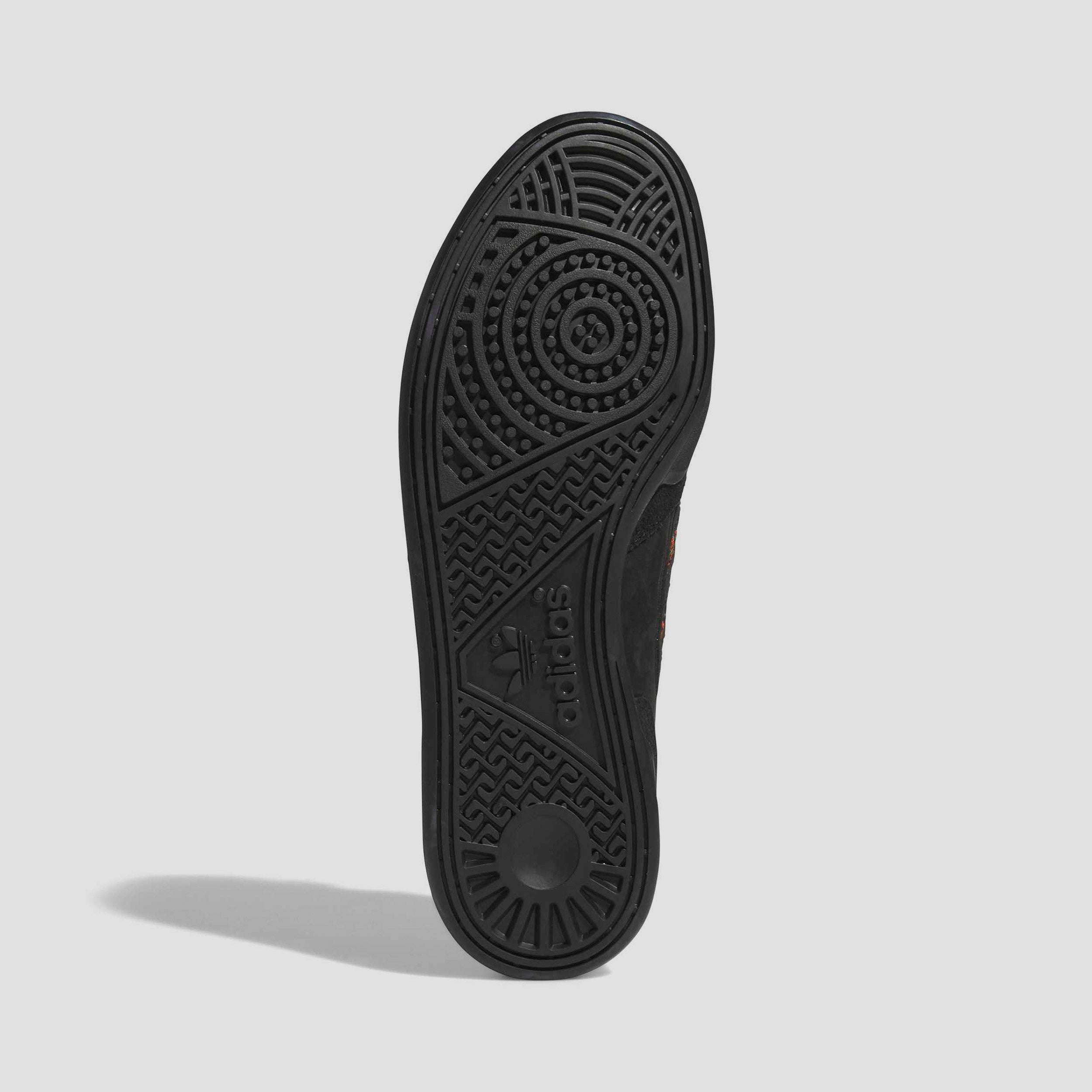 Adidas x Mike Arnold Handball Top Skate Shoes Core Black / Core Black / Semi Impact Orange