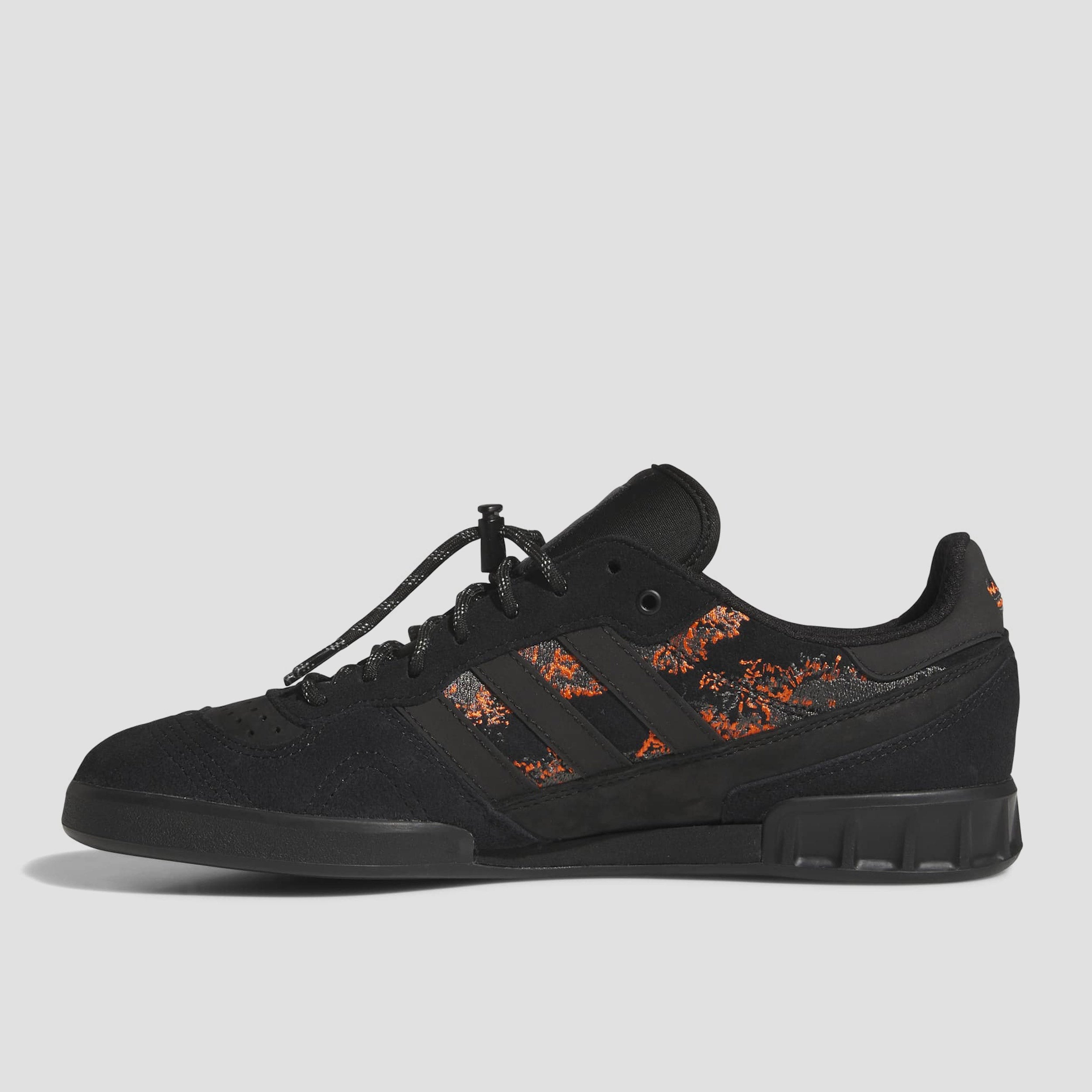 Adidas x Mike Arnold Handball Top Skate Shoes Core Black / Core Black / Semi Impact Orange