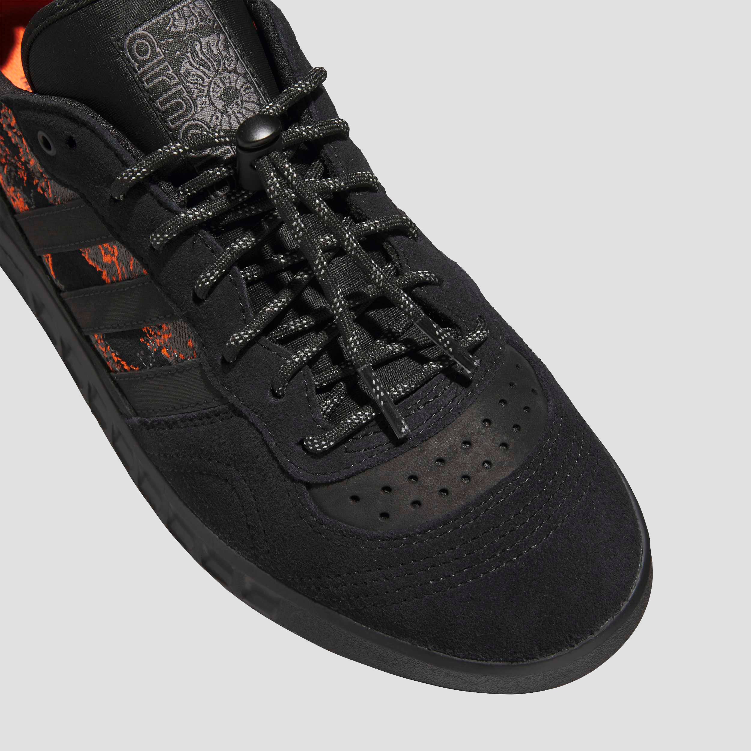 Adidas x Mike Arnold Handball Top Skate Shoes Core Black / Core Black / Semi Impact Orange