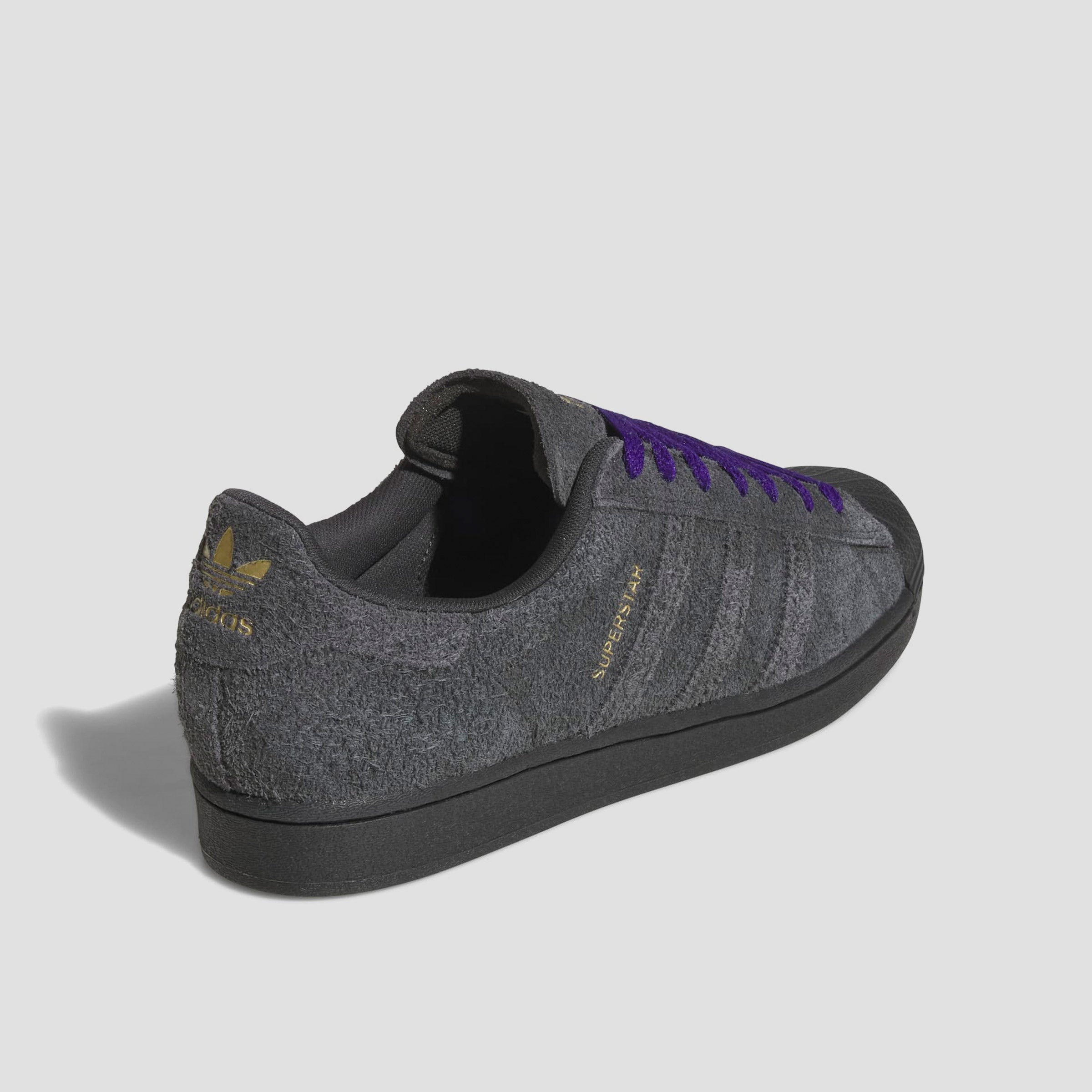 adidas Superstar ADV Skate Shoes Carbon / Carbon / Purple
