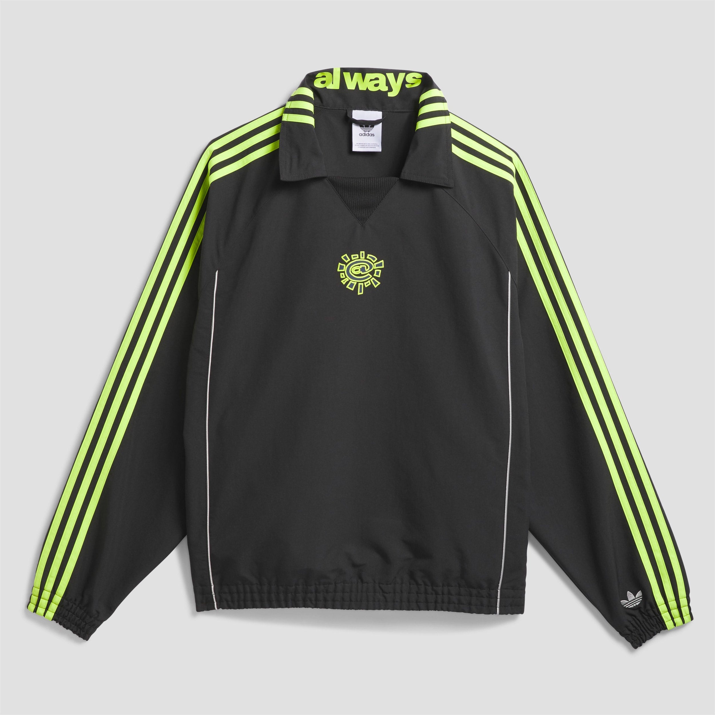 Adidas X Always Wind Jacket Black / Solar Slime