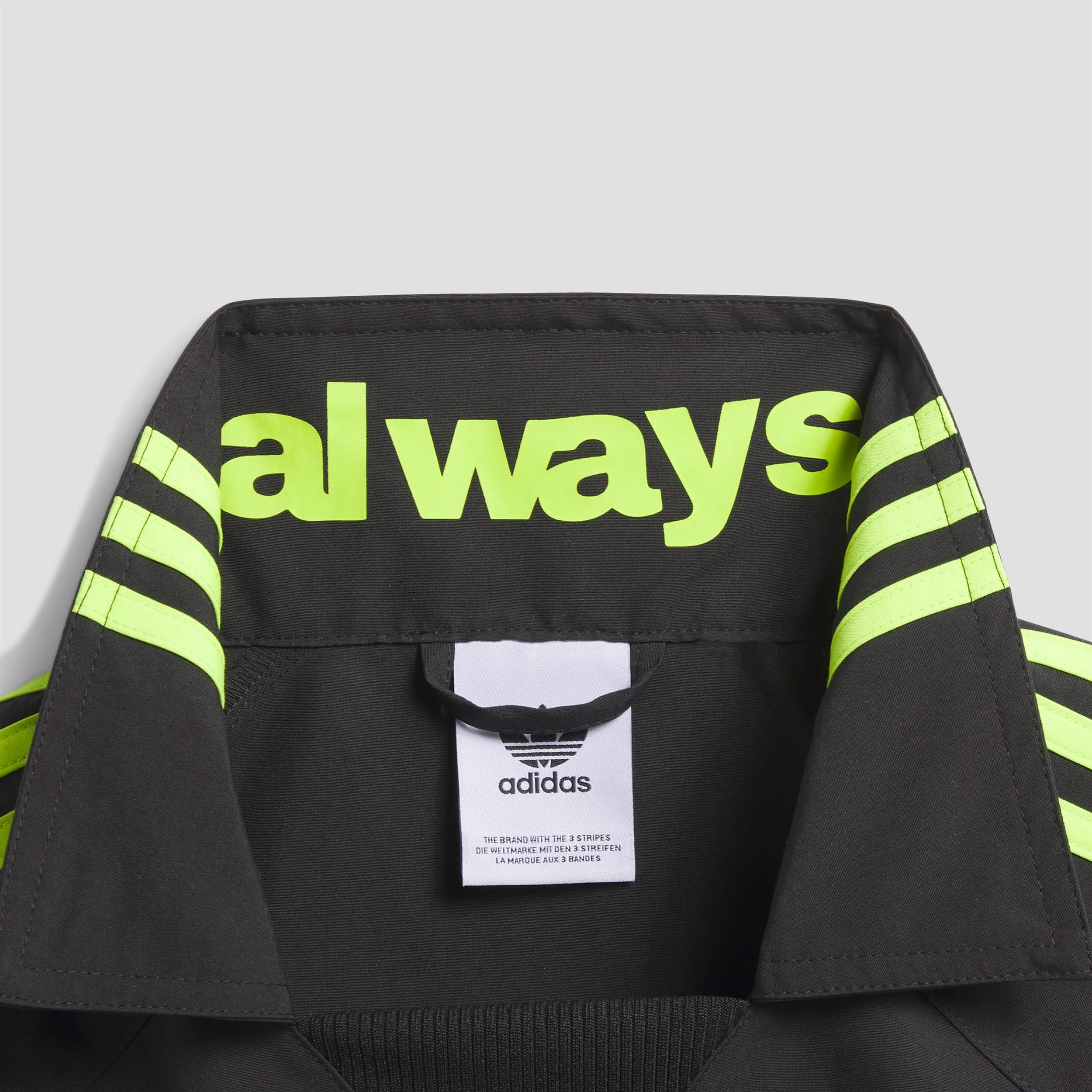 Adidas X Always Wind Jacket Black / Solar Slime