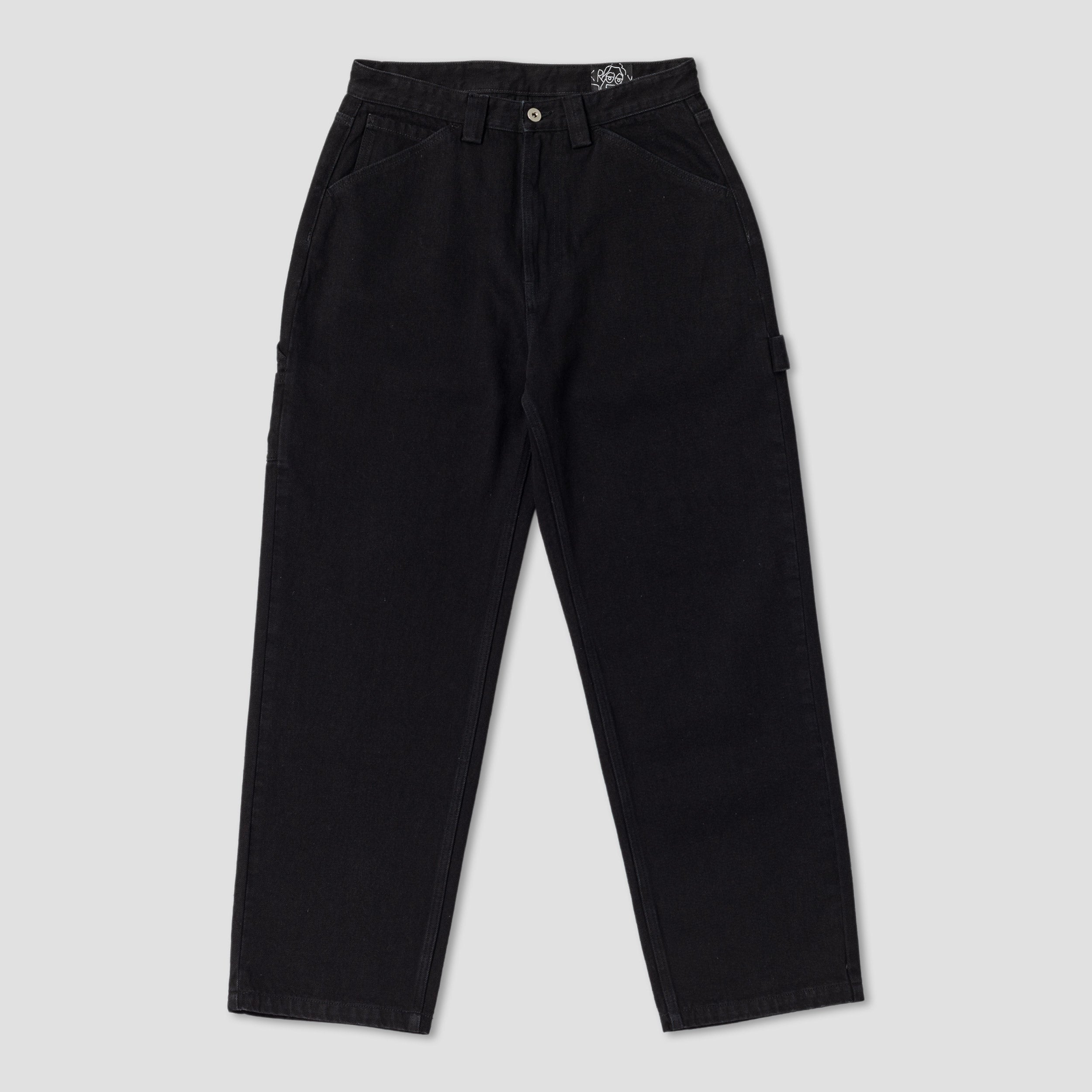 Krooked Koffin Carpenter Pant Black Denim