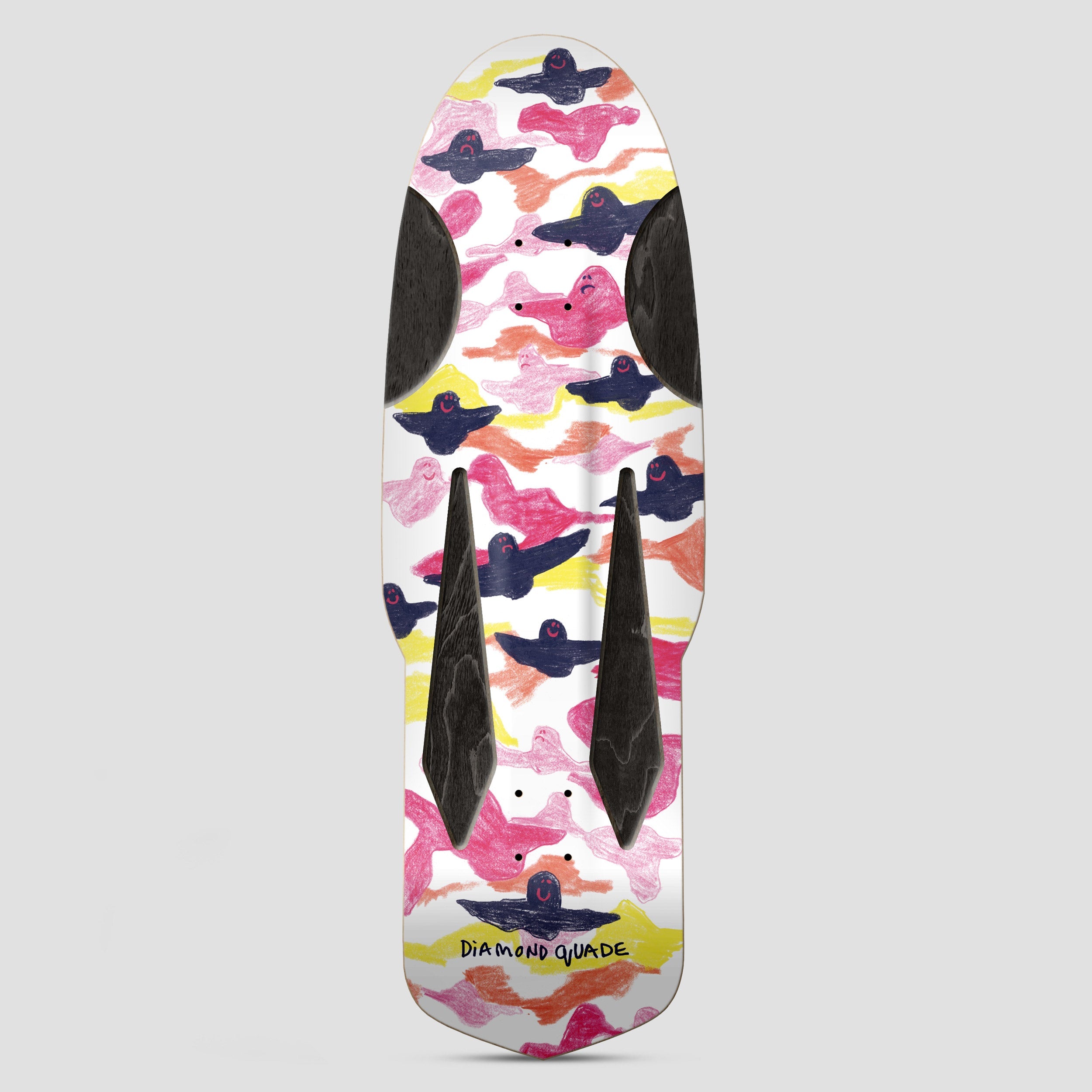 Krooked 10.75 Skate Shop Day 26 Diamond Quad Skateboard Deck