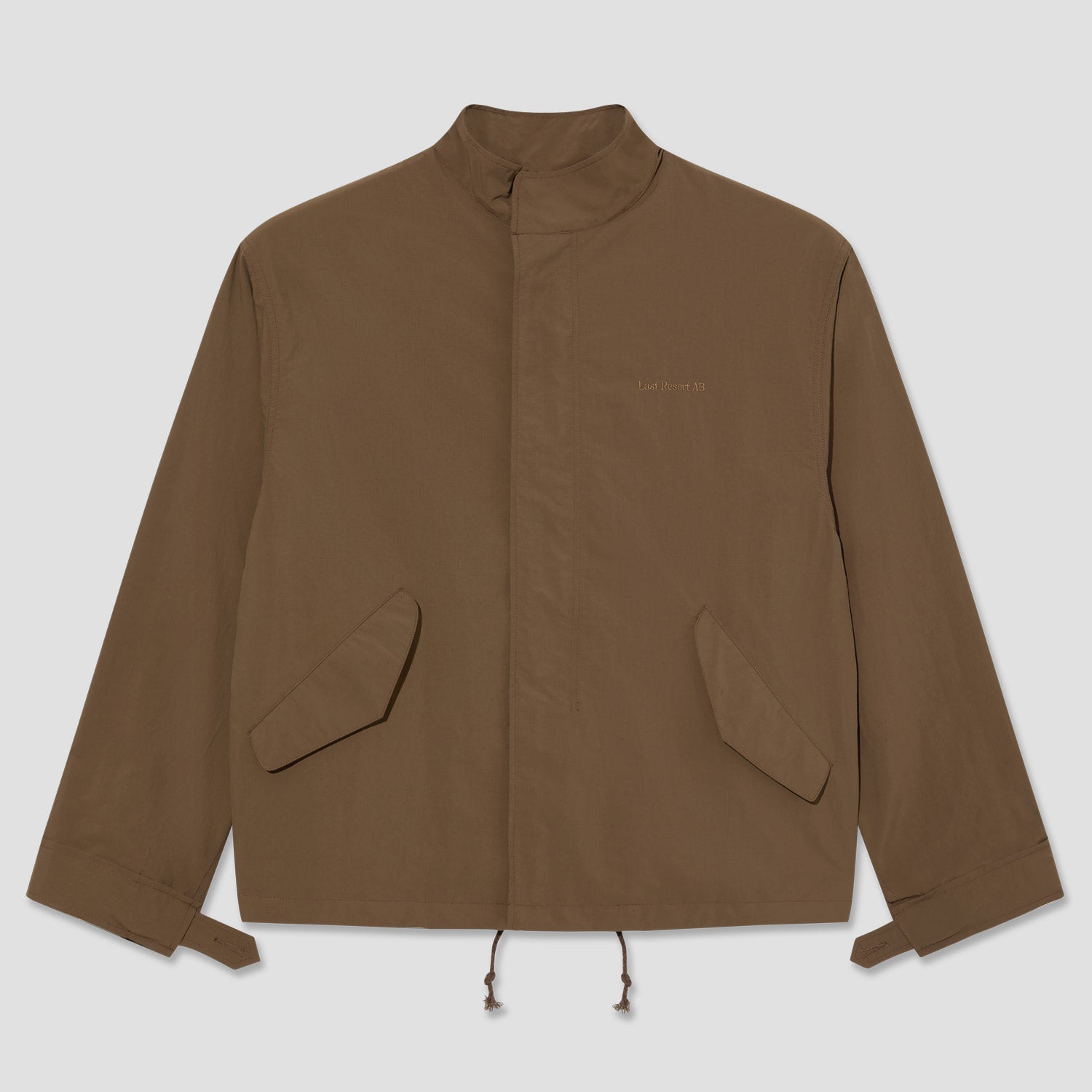 Last Resort AB Cropped Parka Brown Khaki