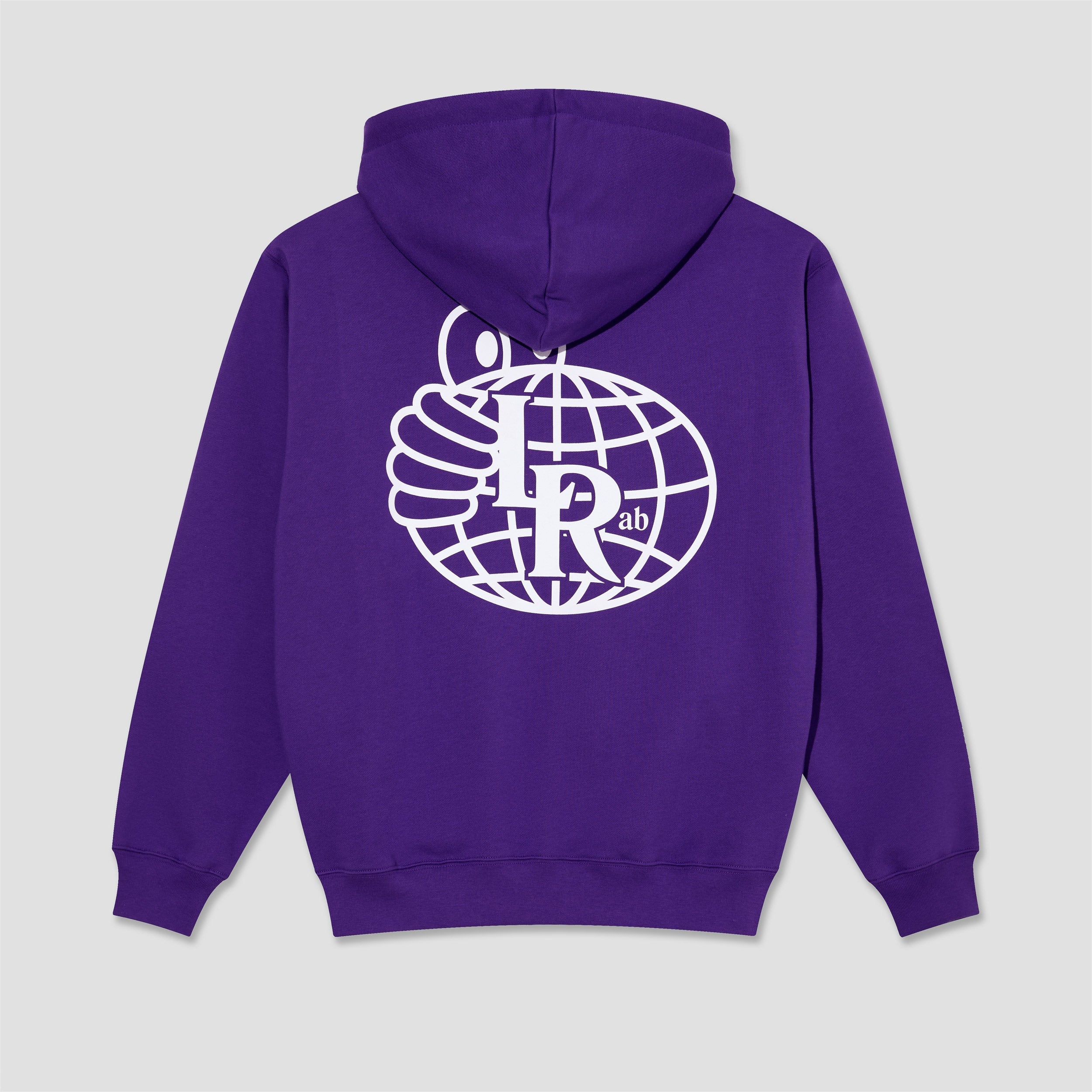 Last Resort AB Atlas Monogram Hoodie Heliotrope / White