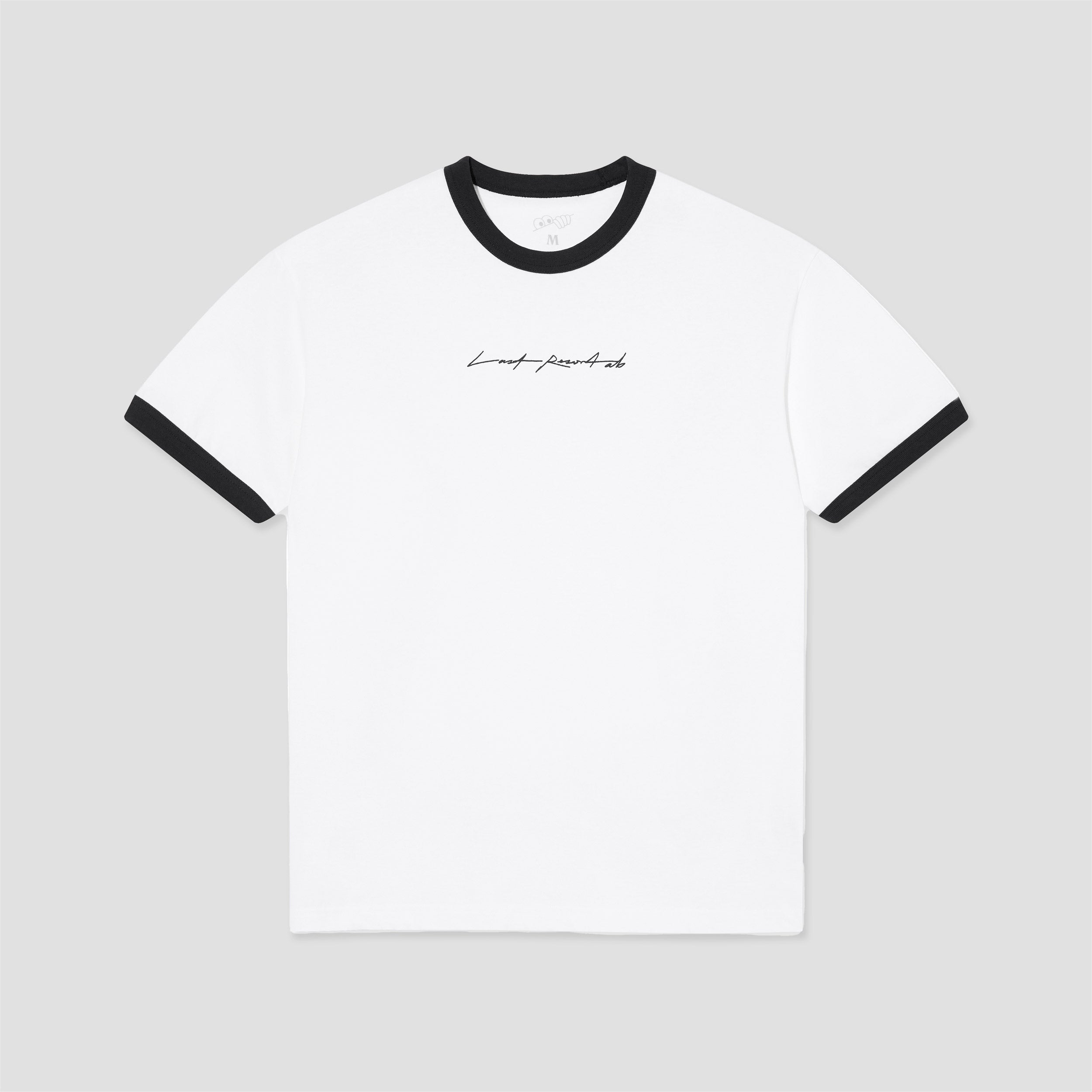 Last Resort AB Signature Ringer T-Shirt White / Black