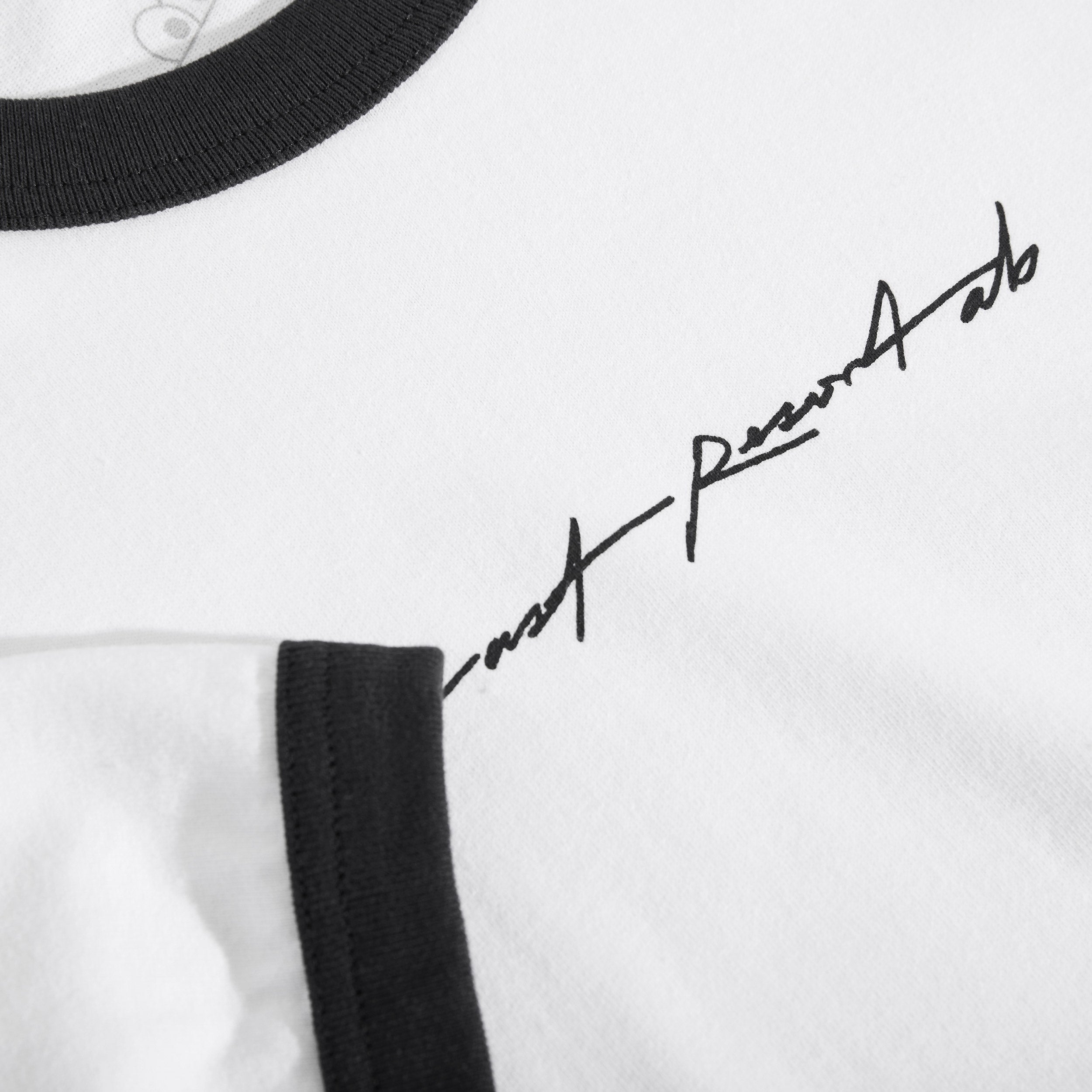 Last Resort AB Signature Ringer T-Shirt White / Black