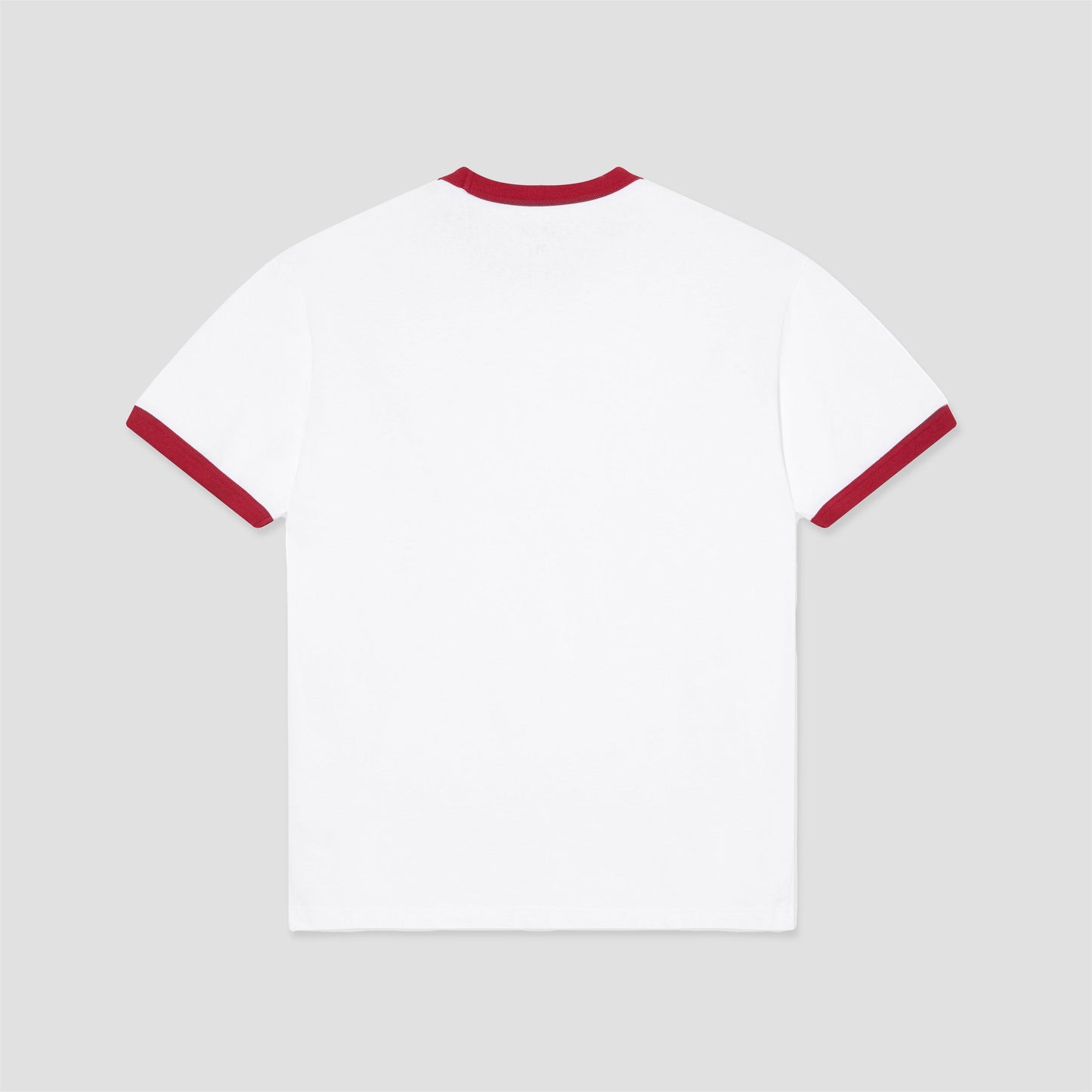 Last Resort AB Signature Ringer T-Shirt White / Old Red