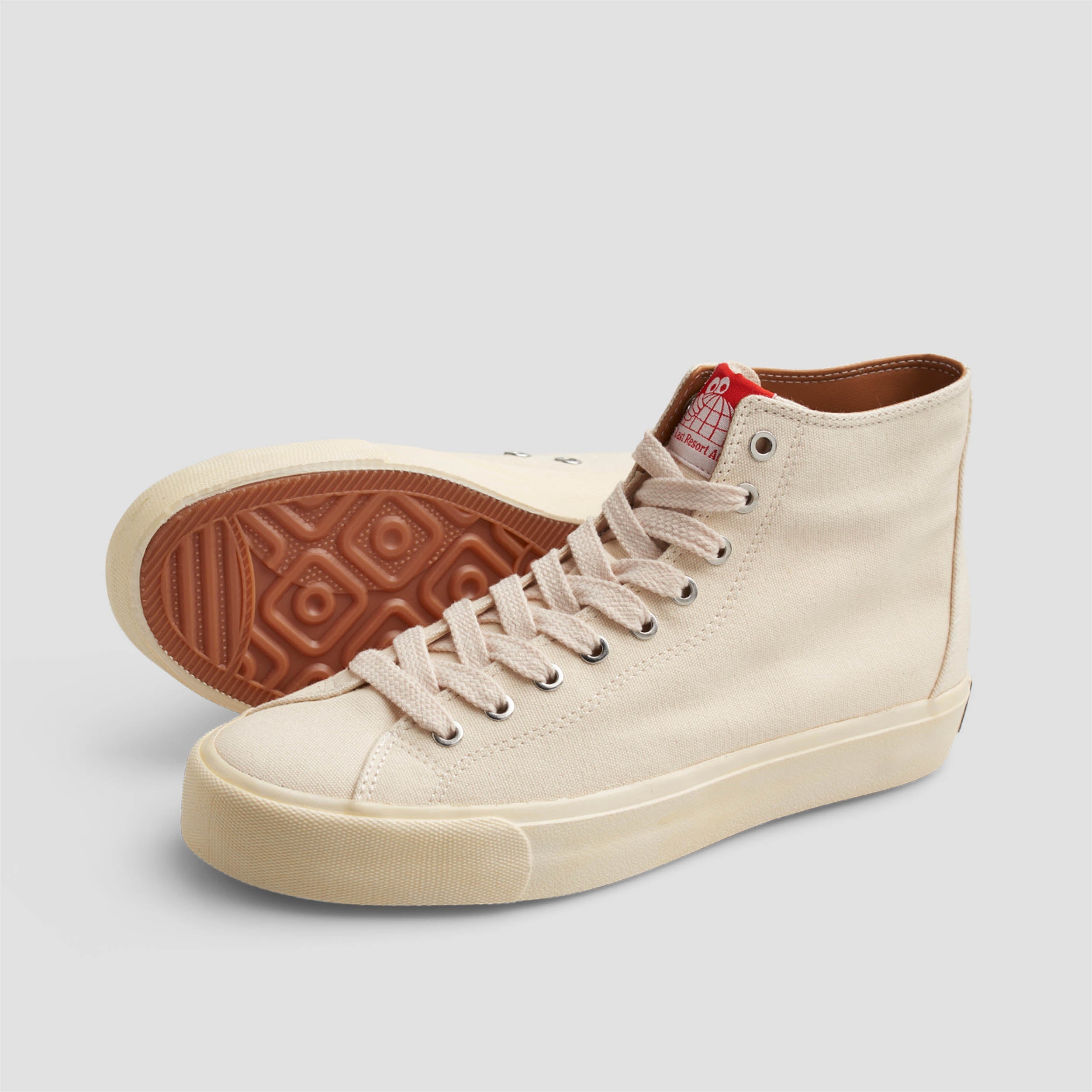 Last Resort AB VM003 Skate Shoes Hi Canvas White / White