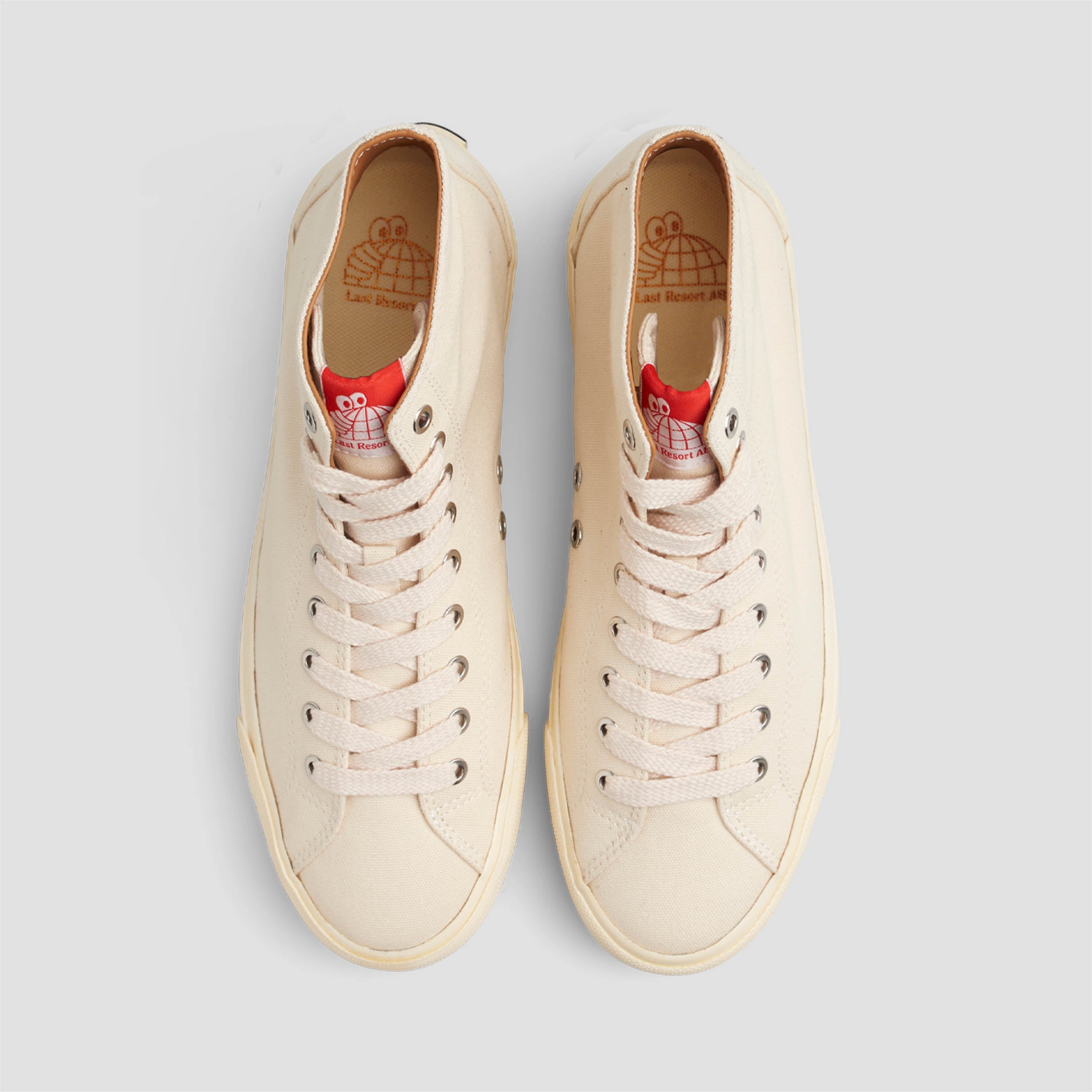 Last Resort AB VM003 Skate Shoes Hi Canvas White / White