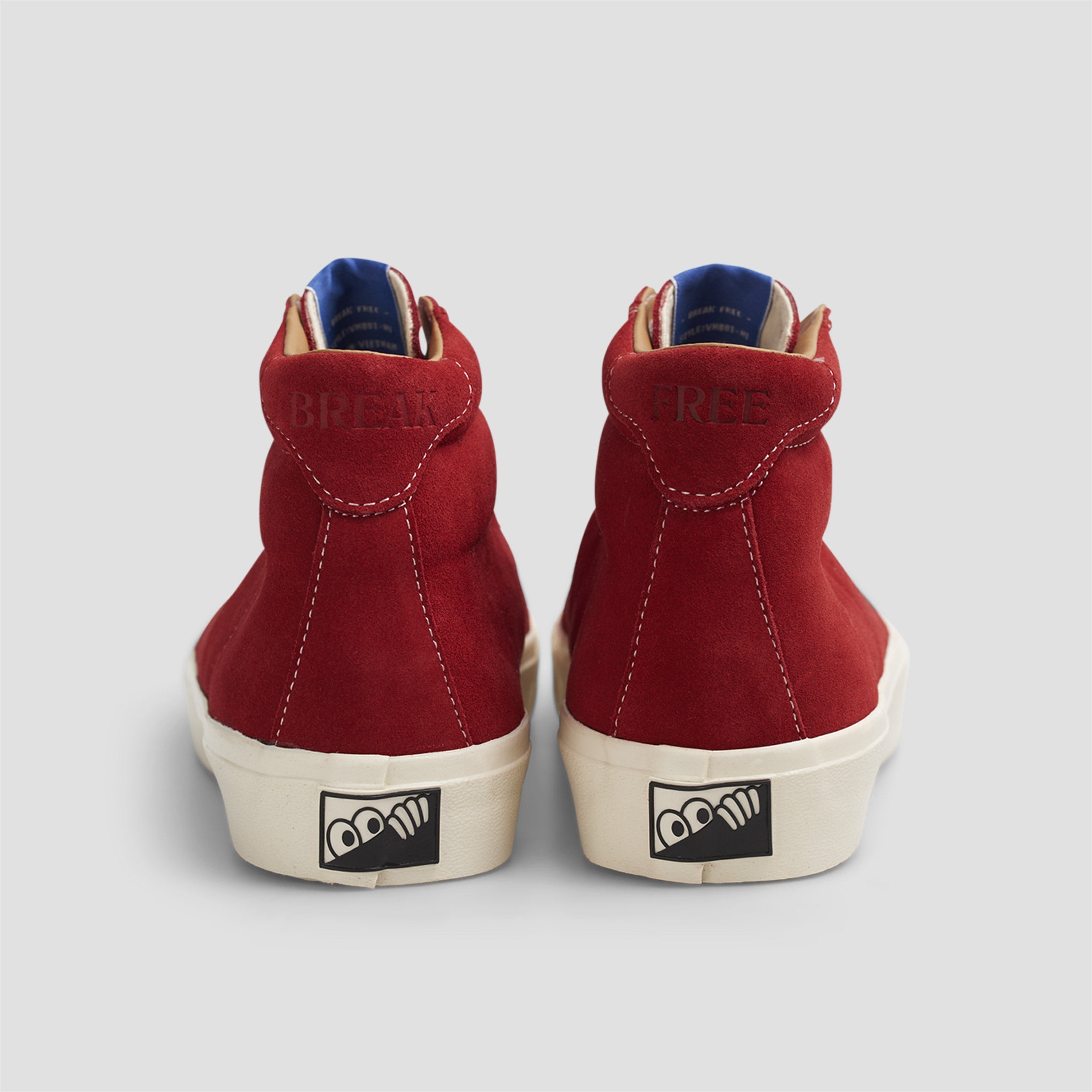 Last Resort AB VM001 Suede Hi Shoes Old Red / White