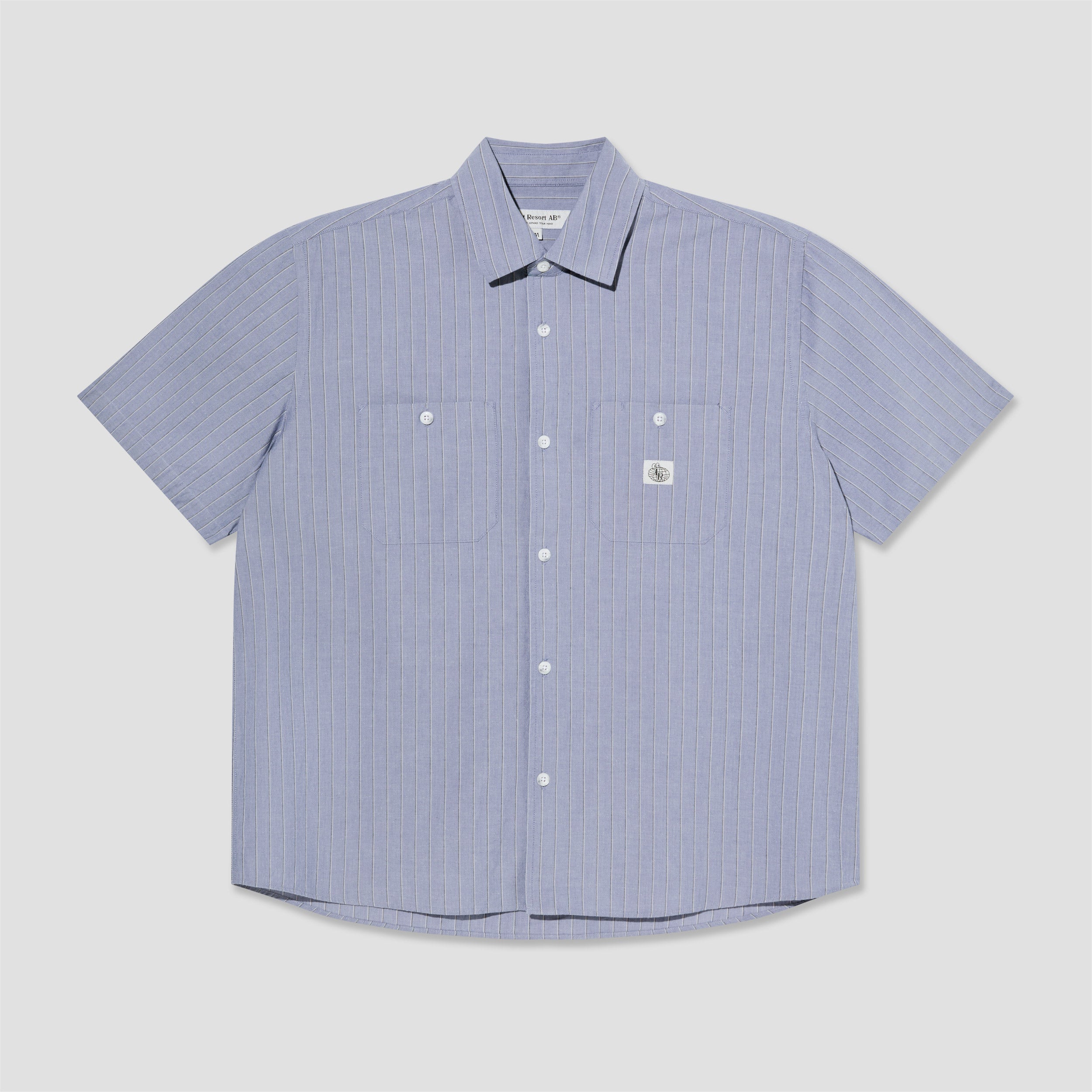 Last Resort AB SM001 Shortsleeve Shirt Zen Blue