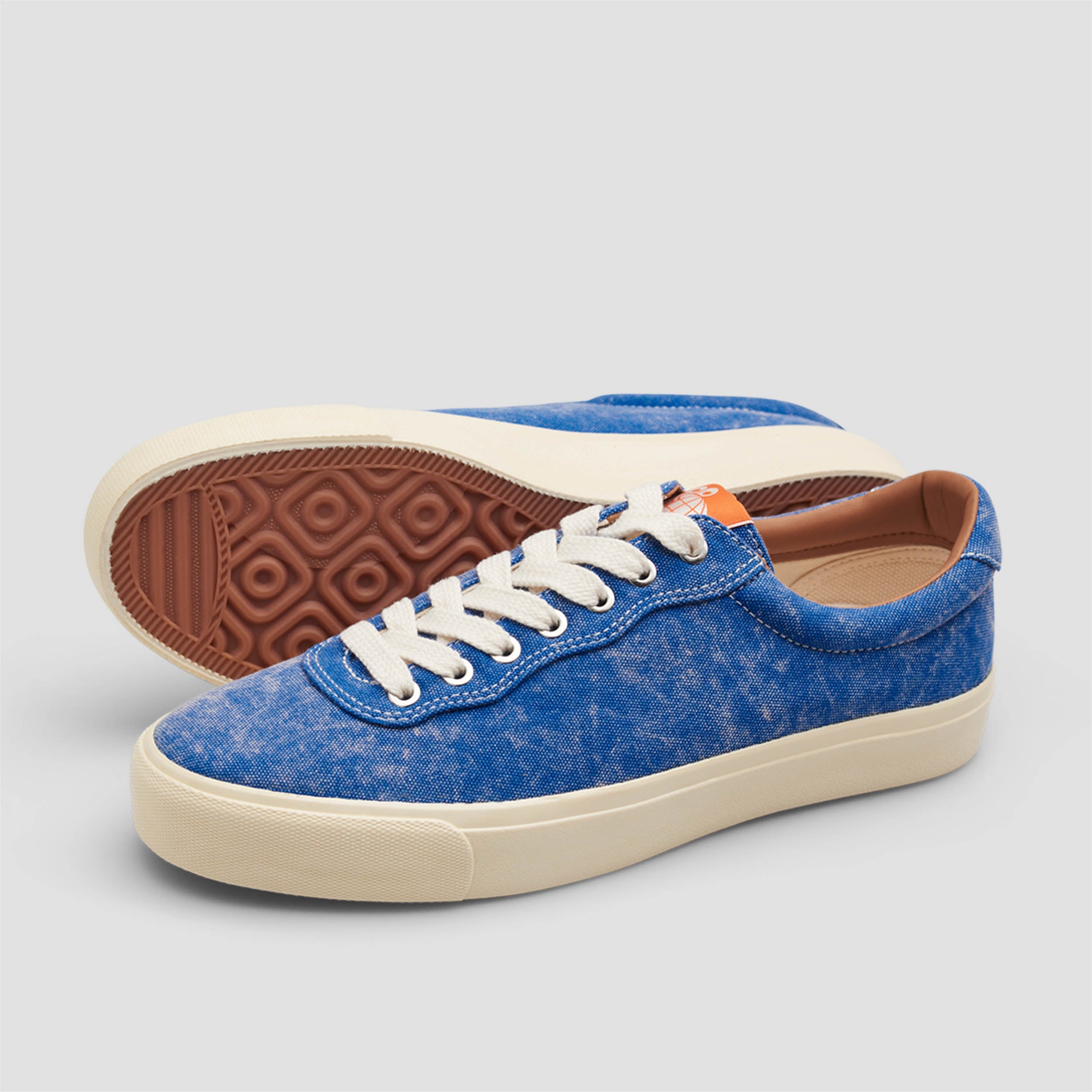 Last Resort AB VM001 Skate Shoes Lo Canvas Washed Royal Blue / White