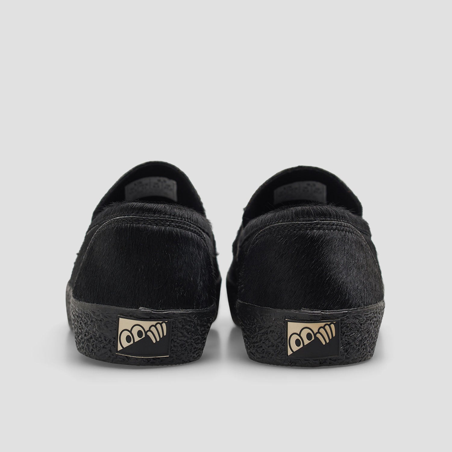 Last Resort AB VM005 Pony Hair Loafer Skate Shoes Leather Black / Black