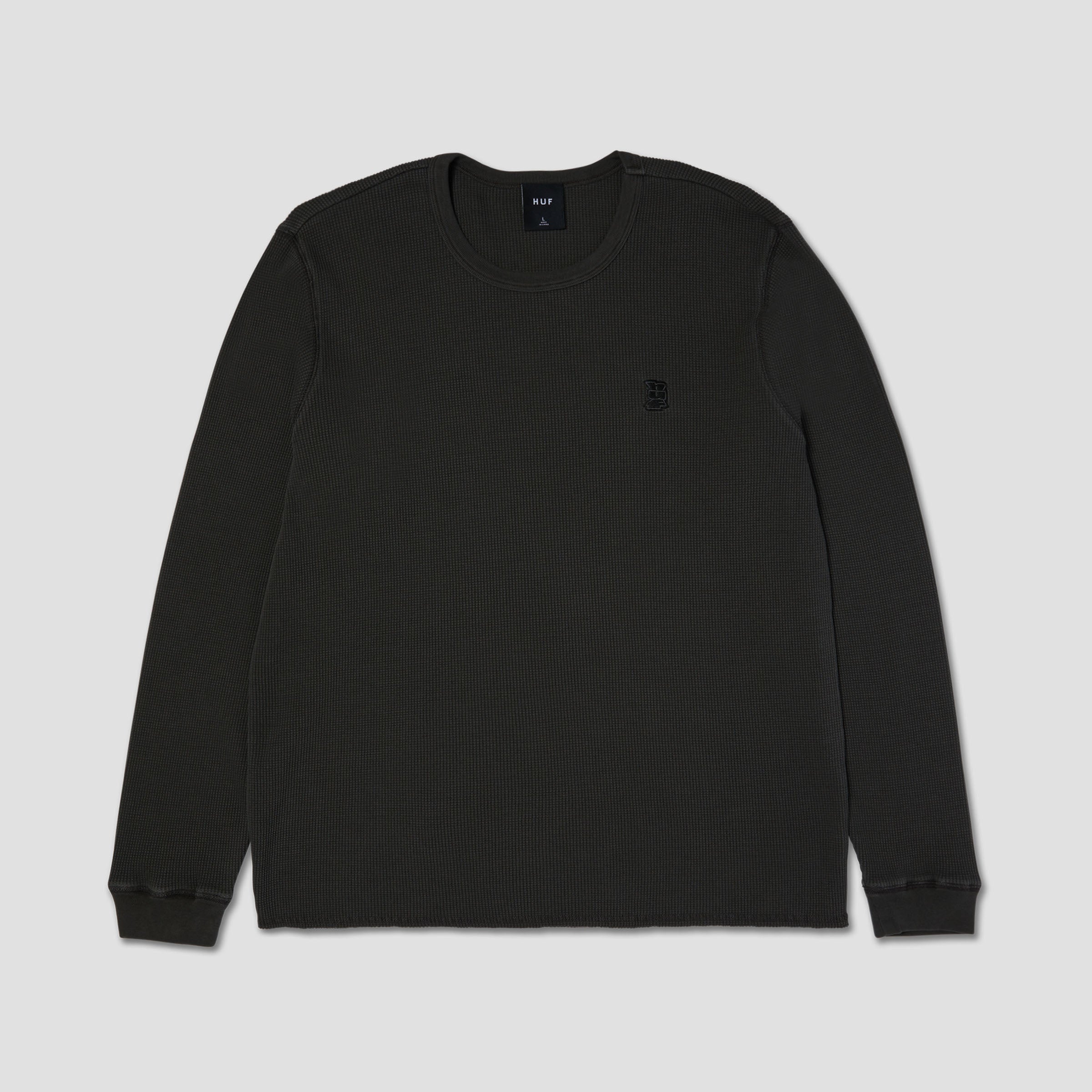 HUF Megablast Overdyed Longsleeve Thermal Asphalt