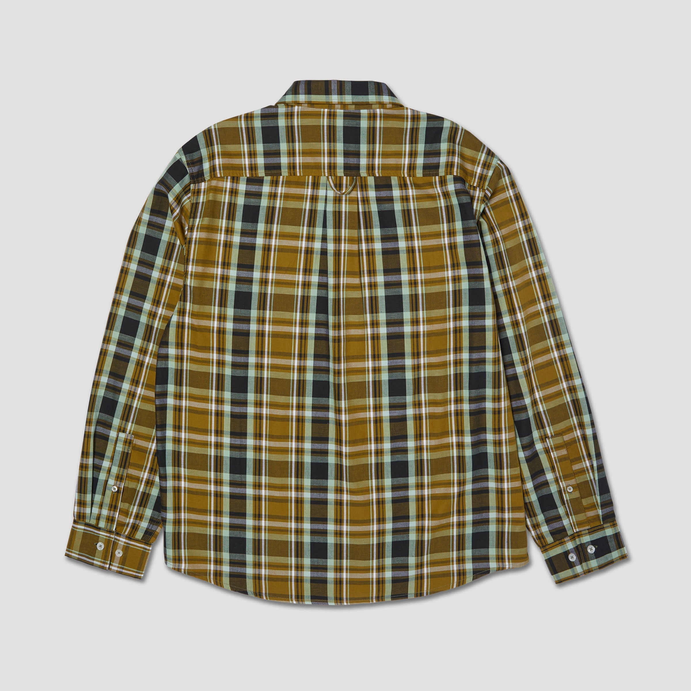 HUF Megablast Plaid Longsleeve Shirt Moss