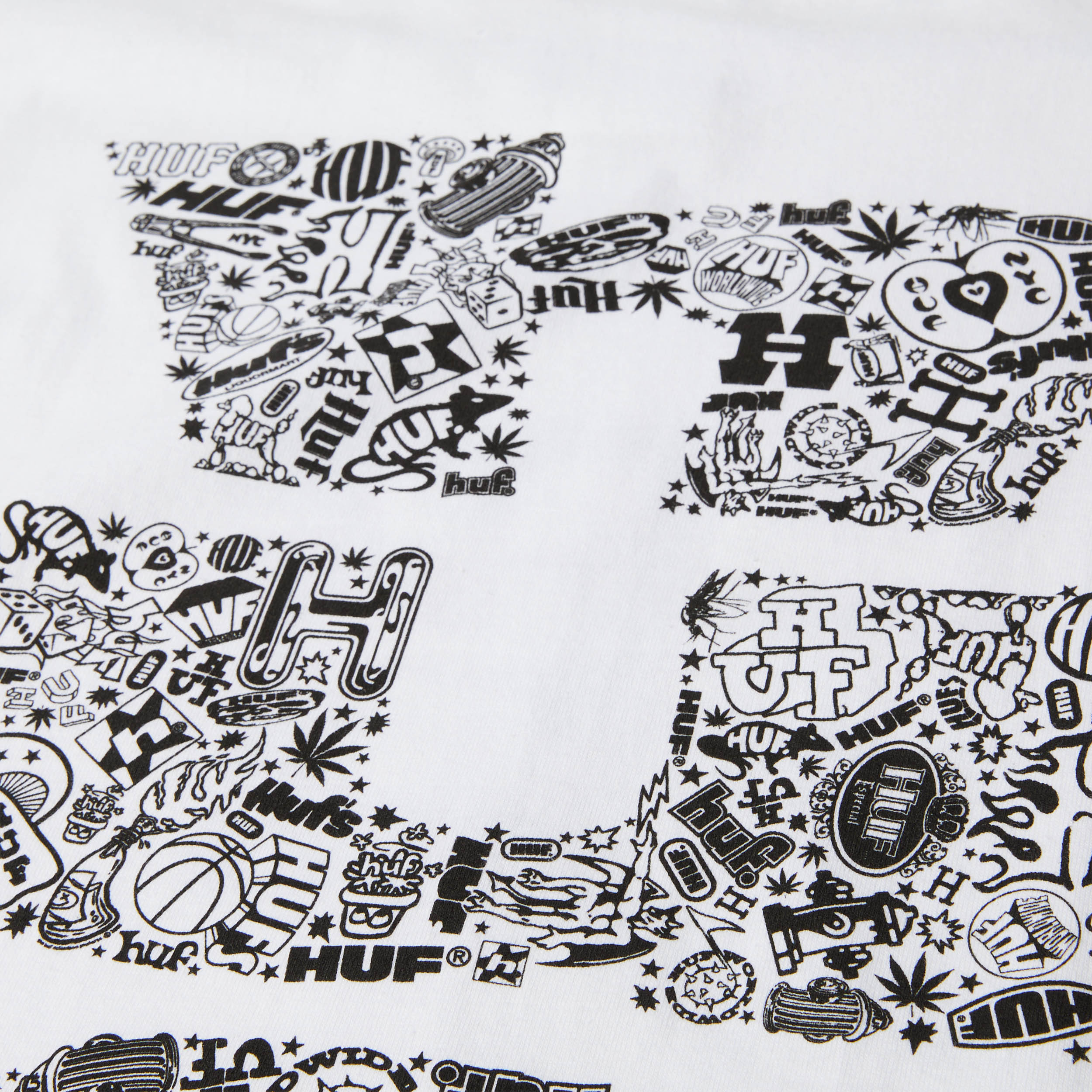 Huf Metablast T-Shirt White