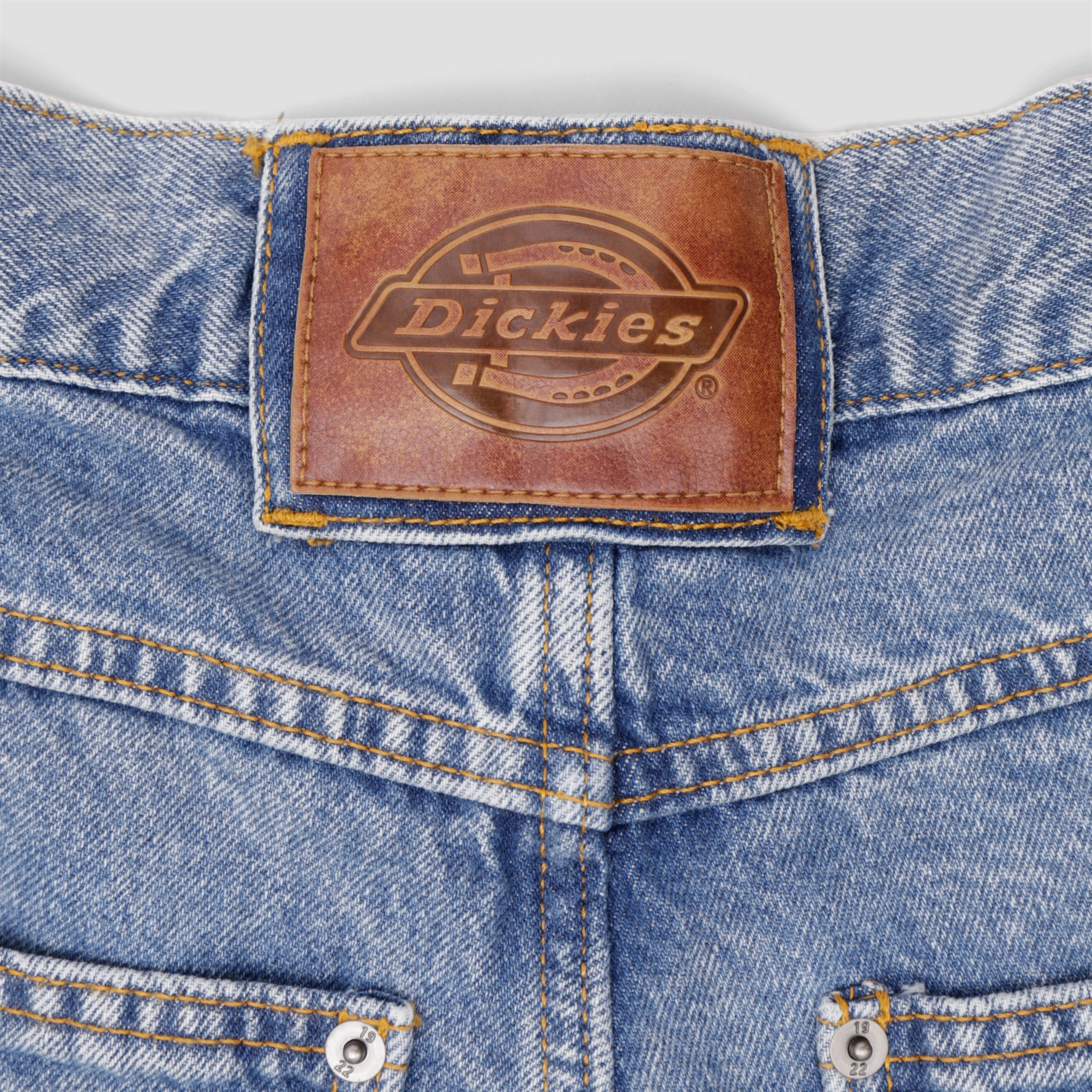 Dickies Loose Wave Denim Jeans Blue Rinsed Fade