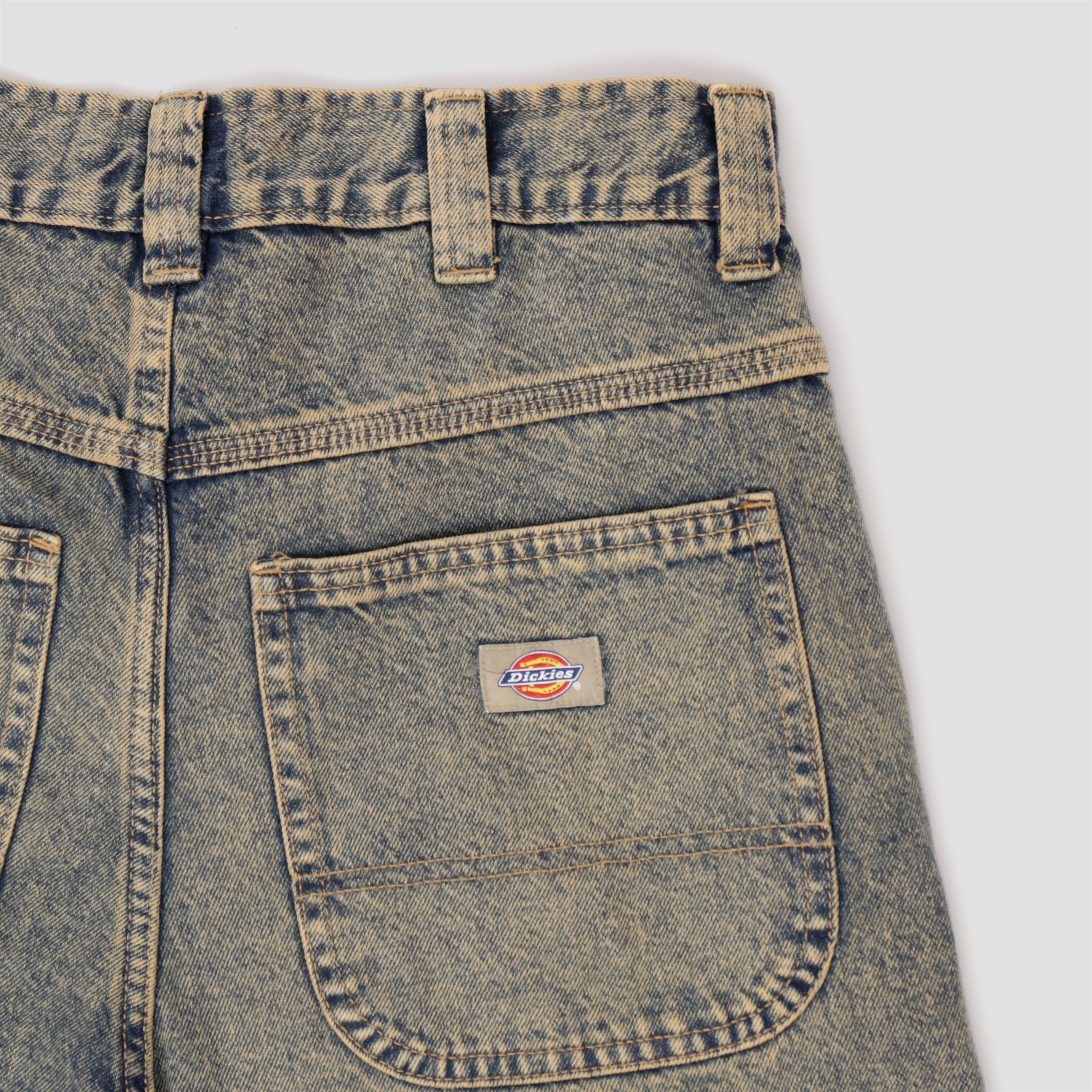 Dickies Madison Baggy Fit Denim Yellow Fade Indigo
