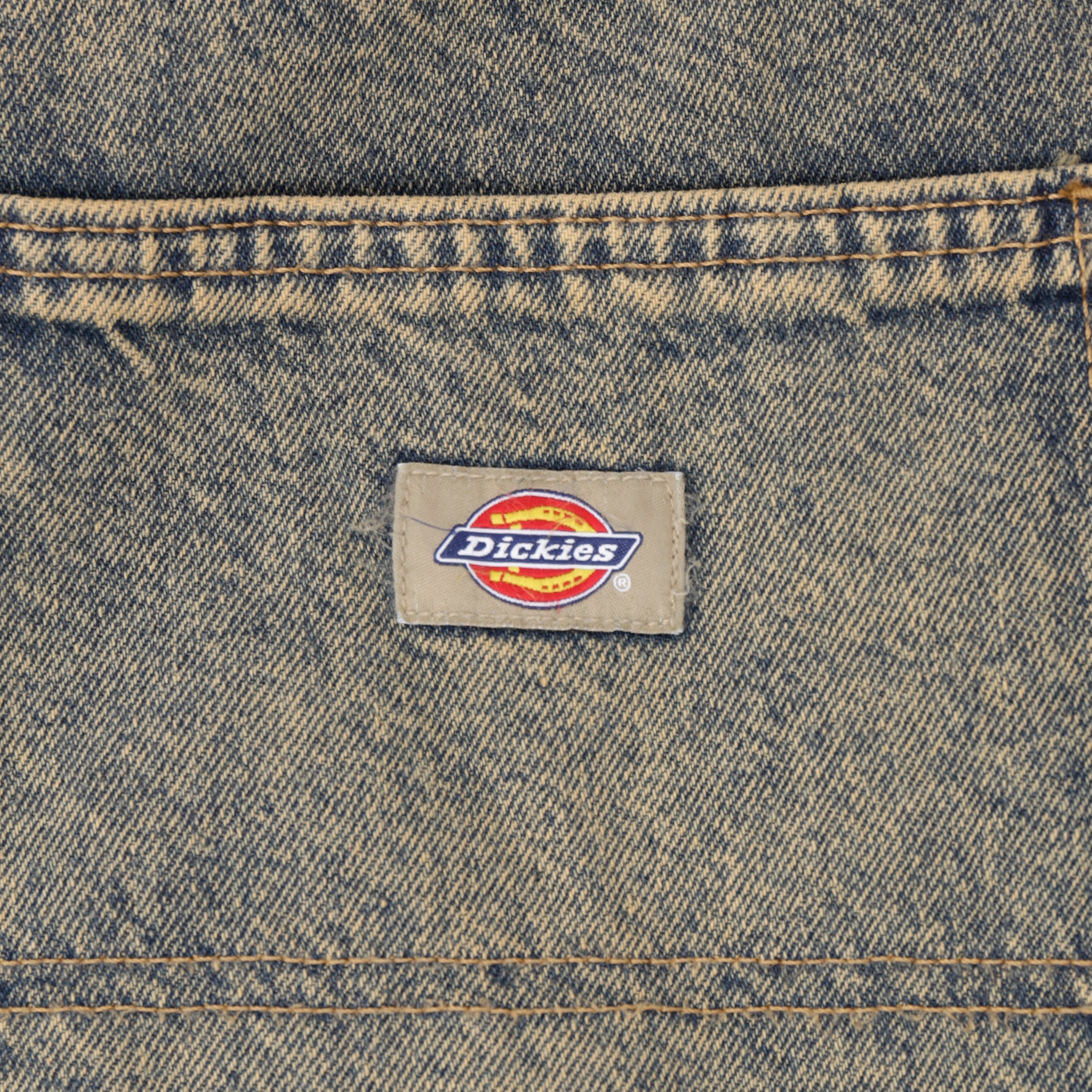 Dickies Madison Baggy Fit Denim Yellow Fade Indigo