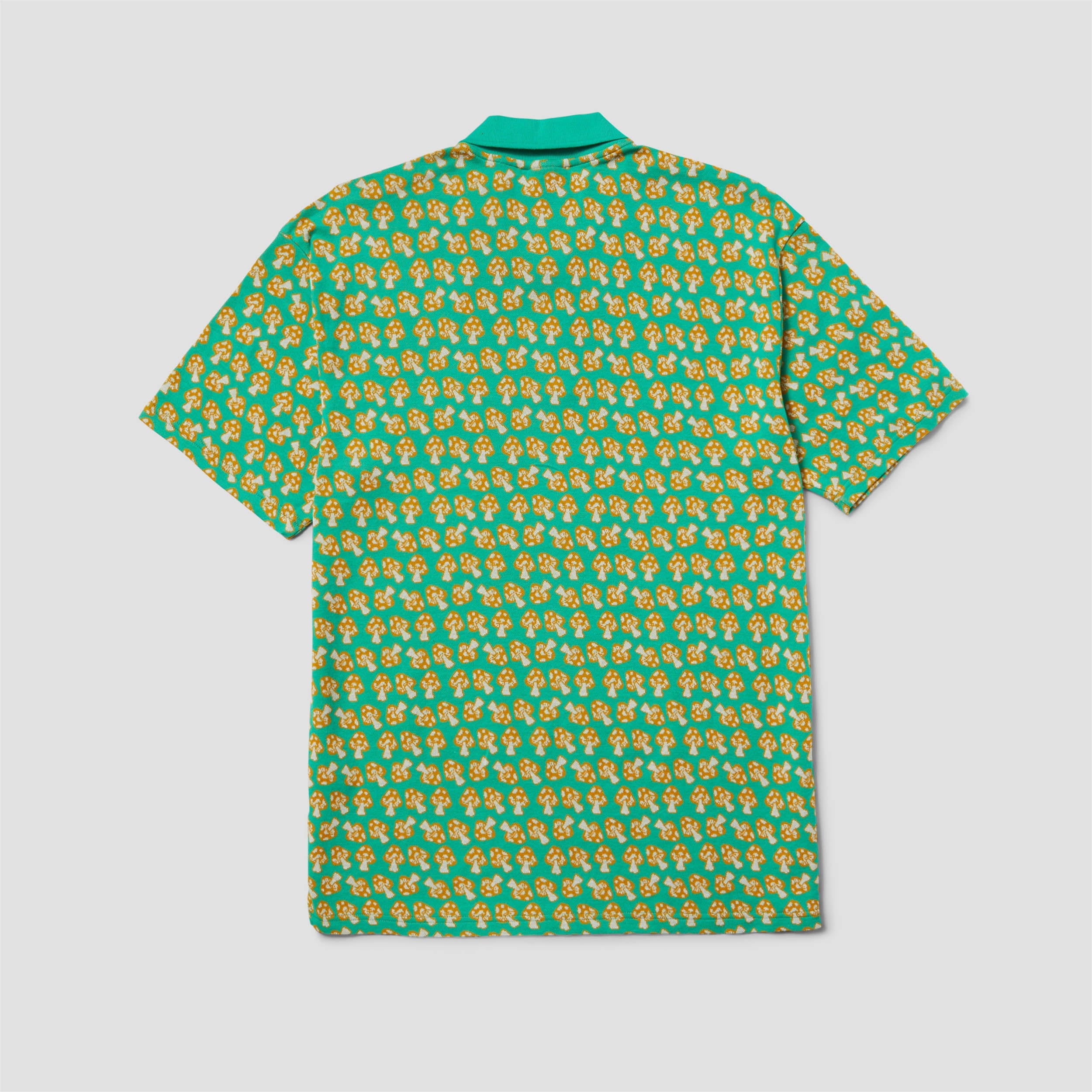 Huf Microdose Knit Shortsleeve Polo Aqua