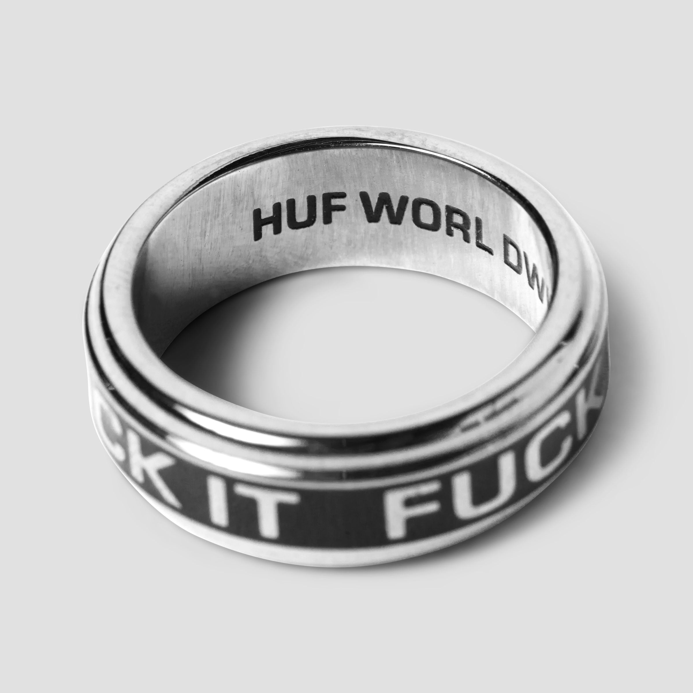HUF Mono Ring Silver