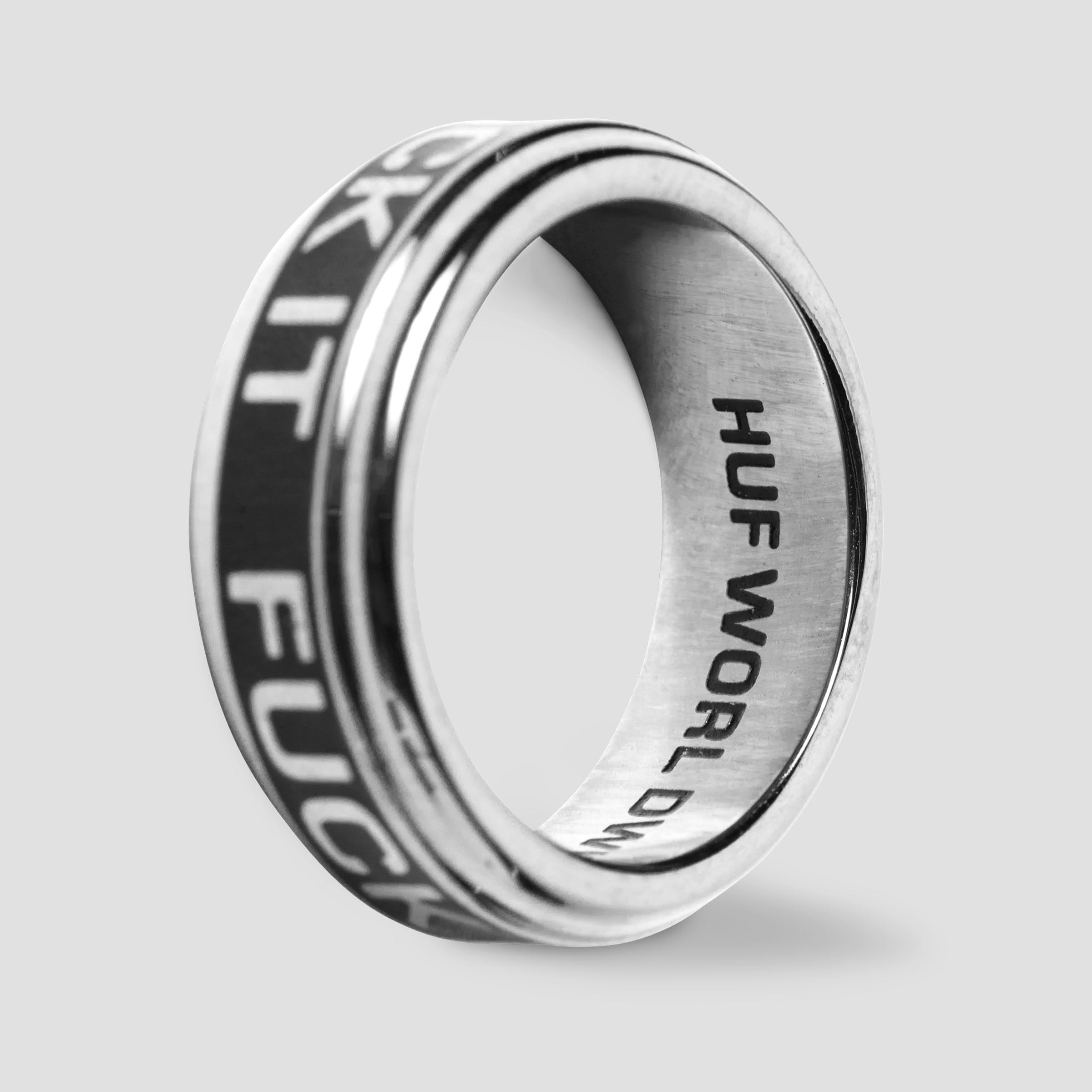 HUF Mono Ring Silver