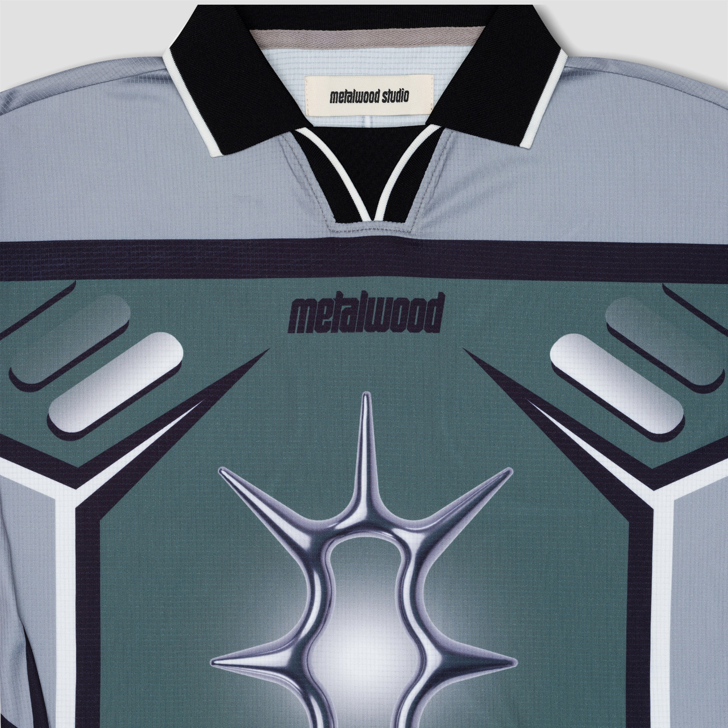 Metalwood X Games Longsleeve Jersey T-Shirt Steel / Moss