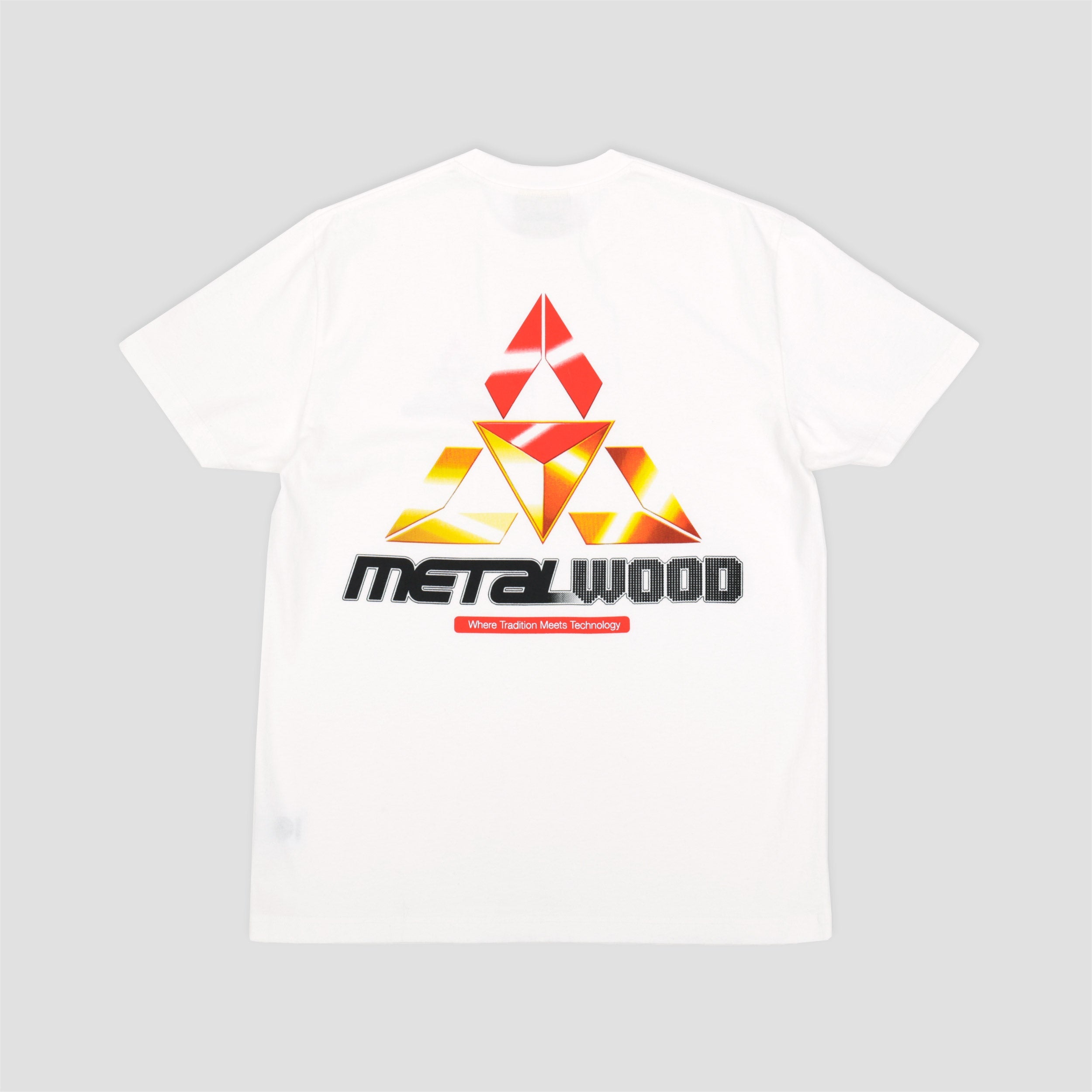 Metalwood Tri Metal T-Shirt White