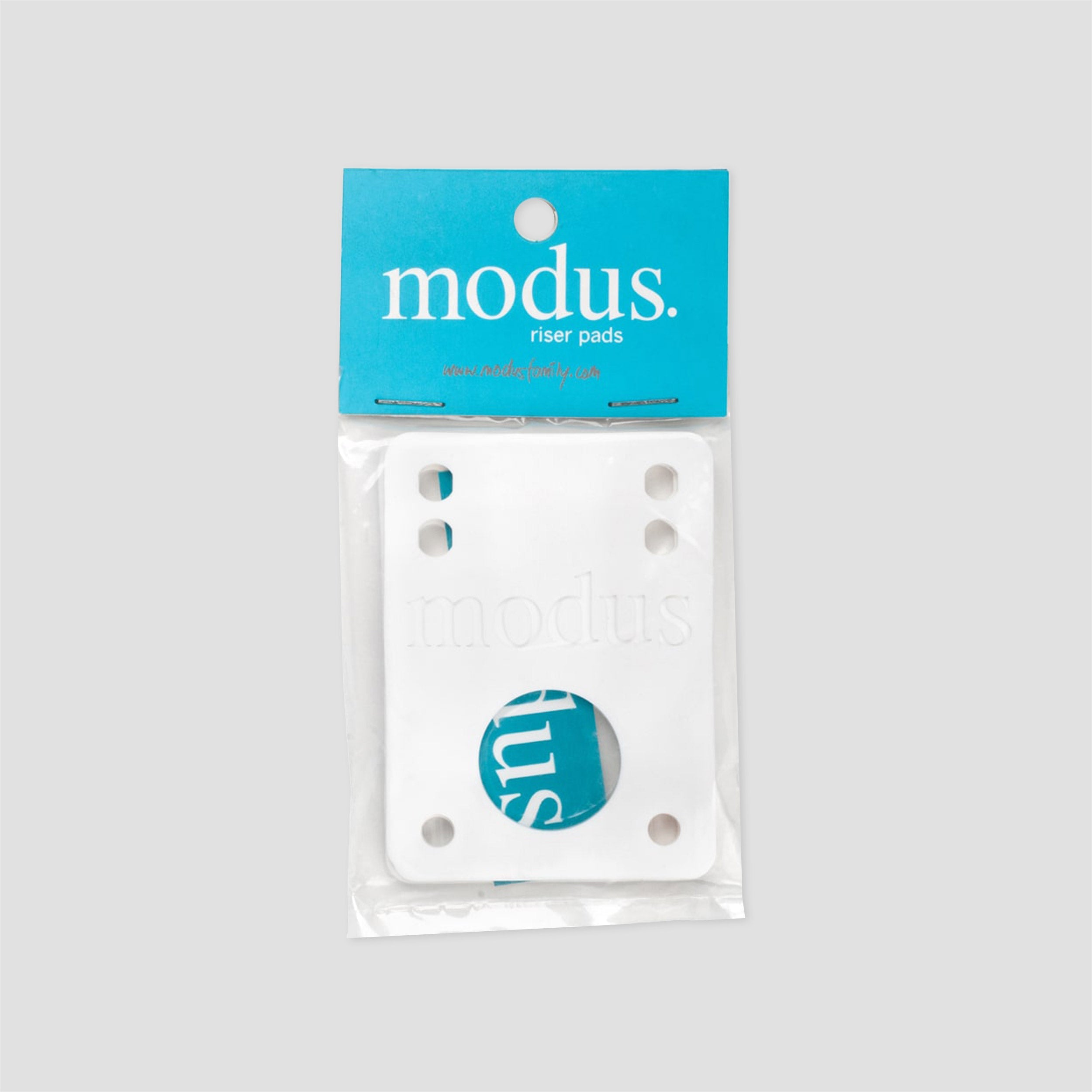 Modus Skateboard Riser Pads White