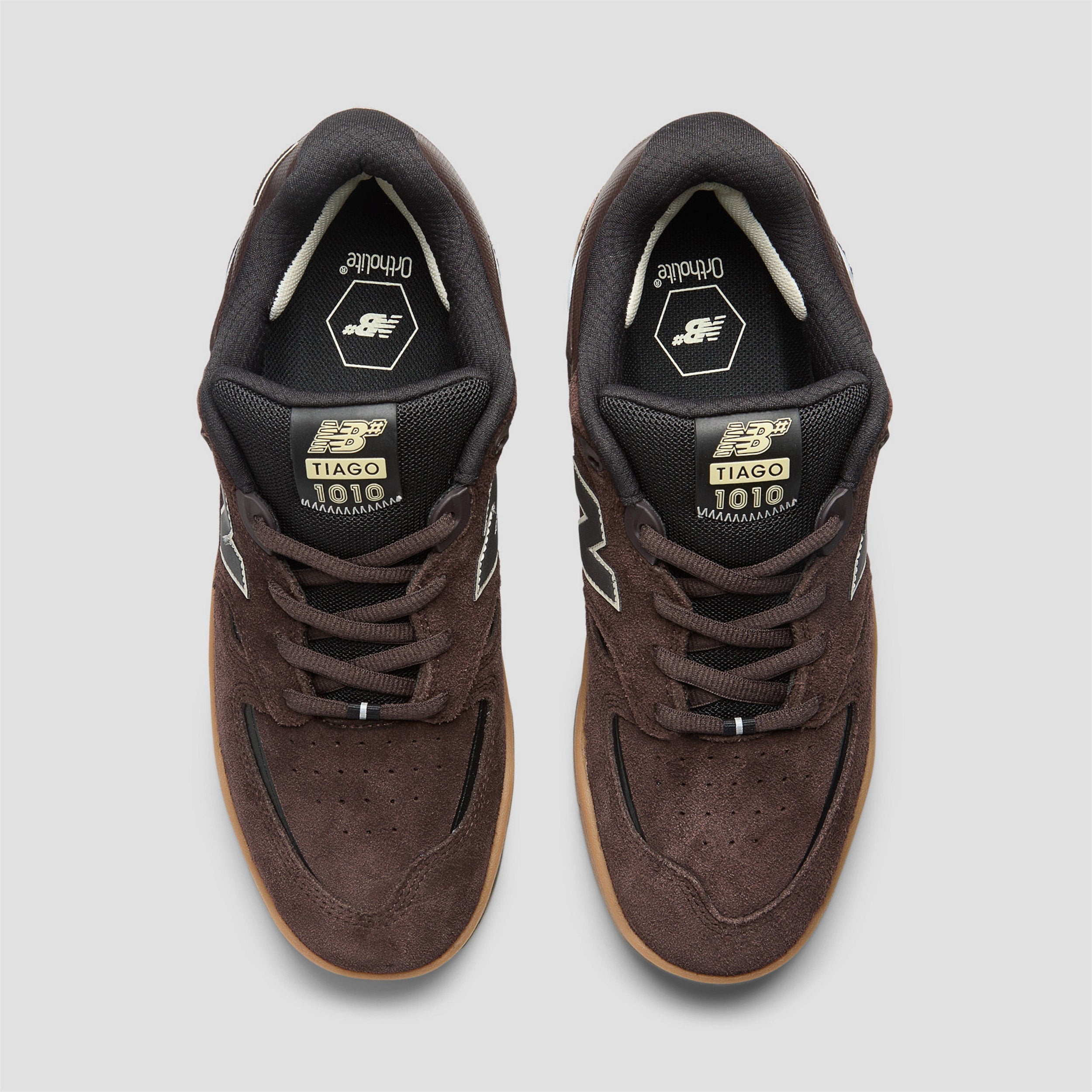 New Balance Tiago 1010 Skateboard Shoes Brown / Black
