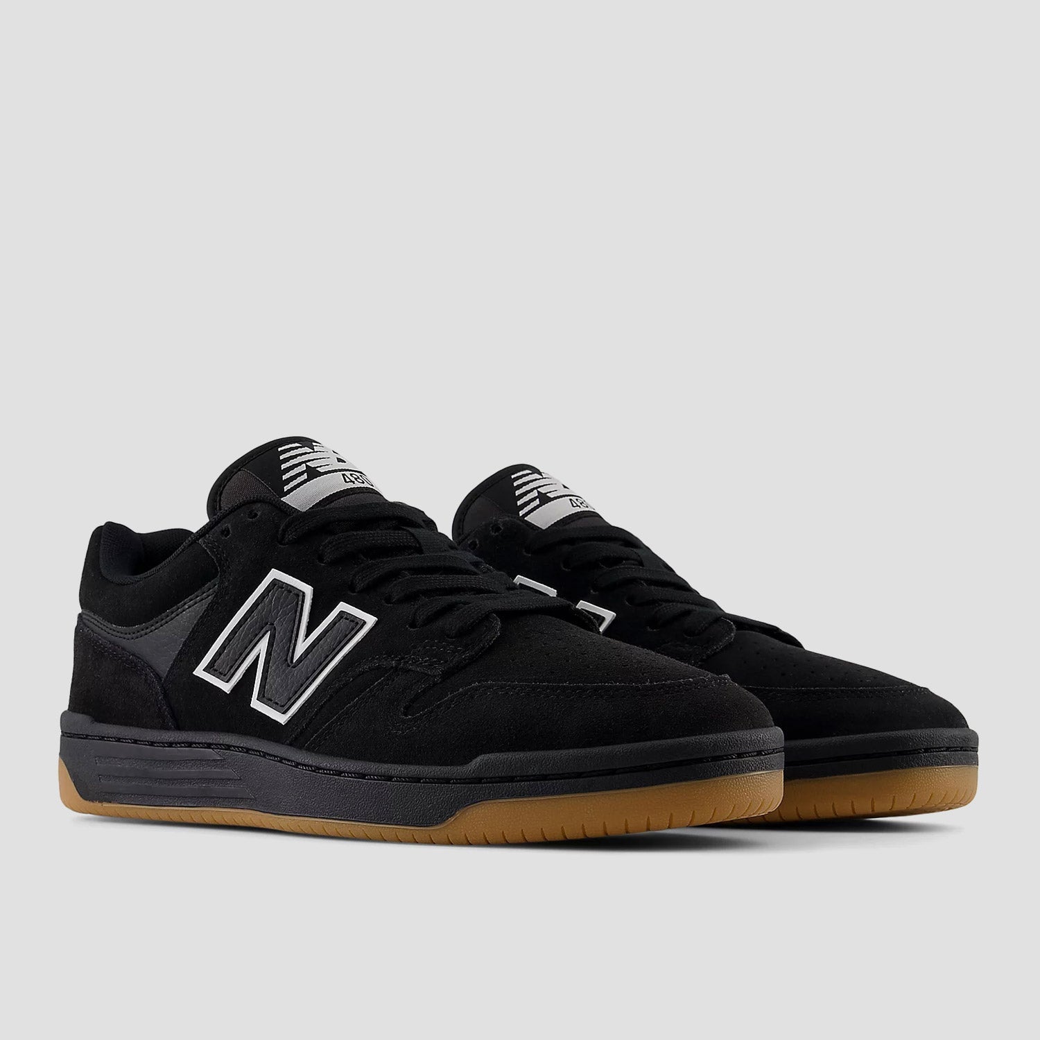 New Balance 480 Skateboard Shoes Black / Gum