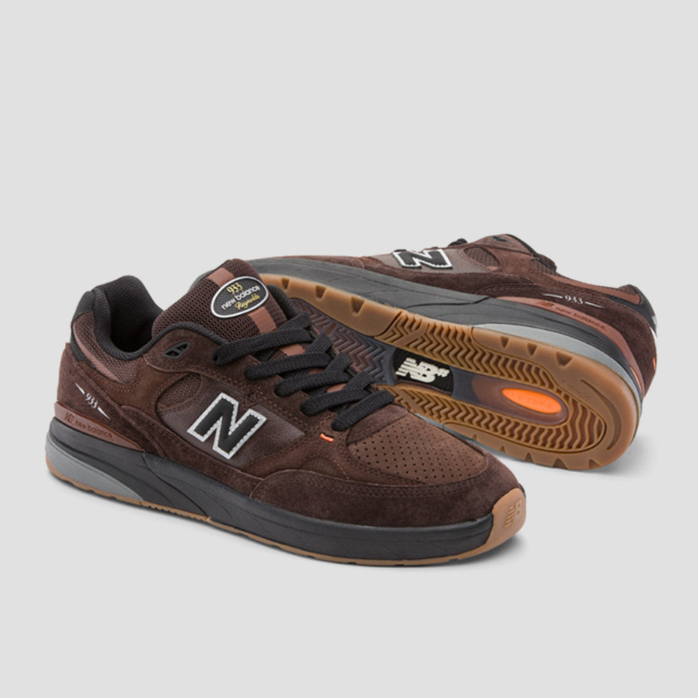 New Balance Reynolds 933 Skateboard Shoes Brown