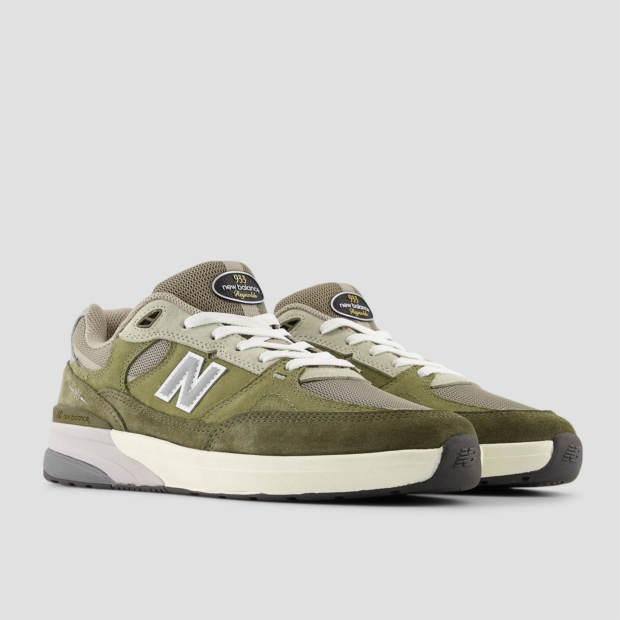 New Balance Andrew Reynolds 933 Skate Shoes Olivine / Dark Olivine