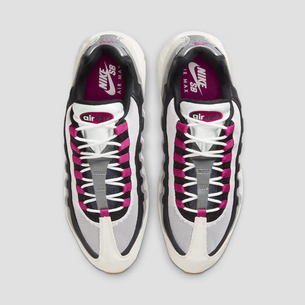 Nike SB Air Max 95 Skate Shoes Summit White / Cactus Flower / Photon Dust