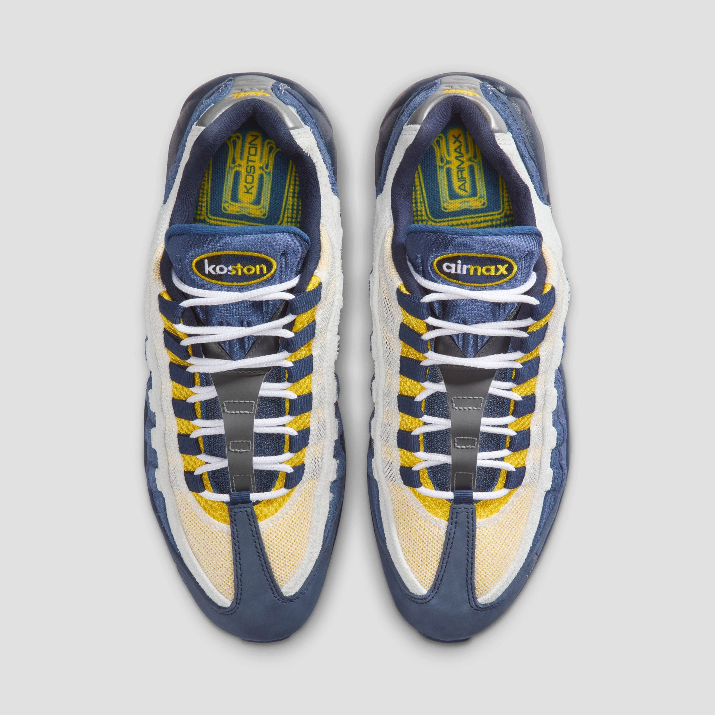 Nike SB Air Max 95 x Eric Koston Skate Shoes Obsidian / Speed Yellow