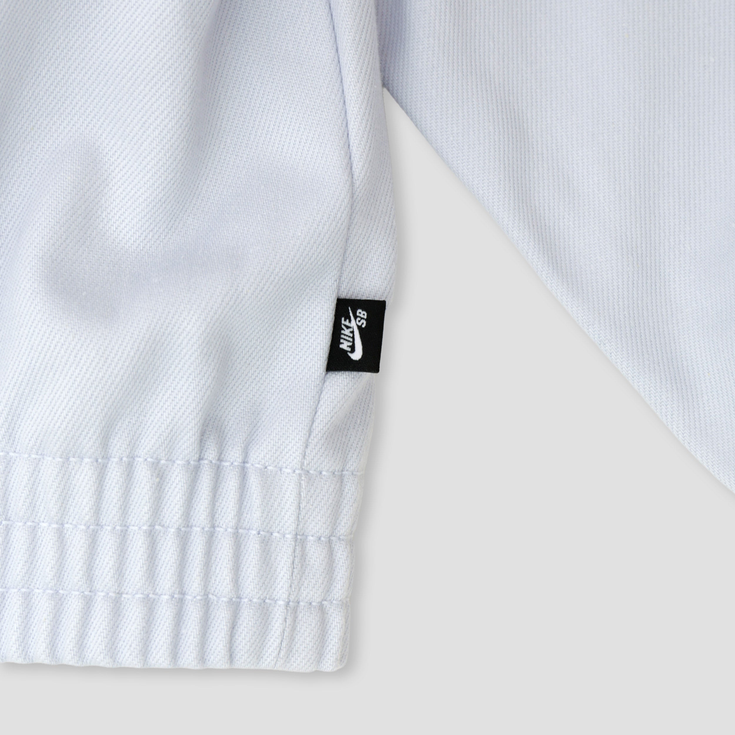 Nike SB Denim Full Zip Track Jacket Football Grey / White