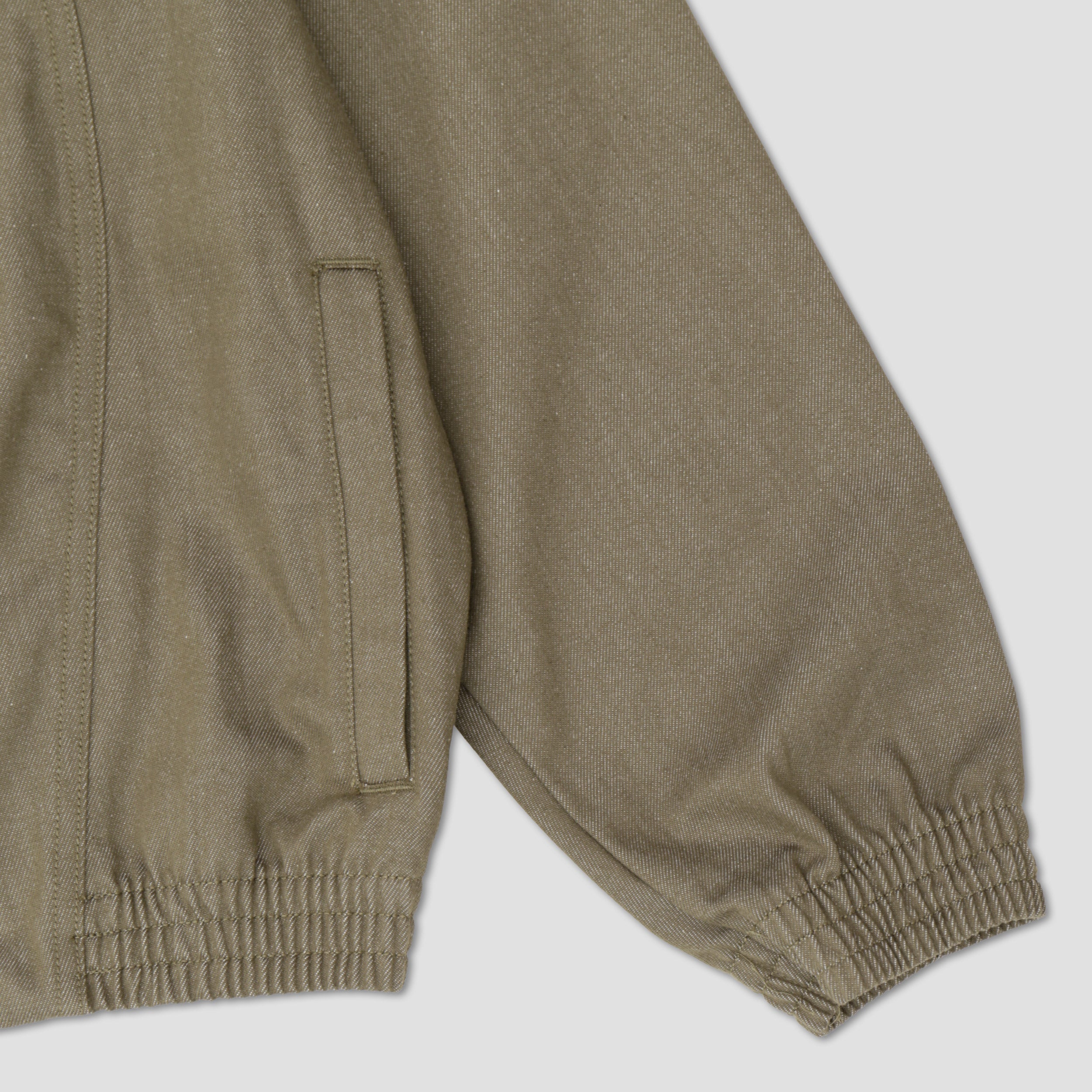 Nike SB Denim Full Zip Track Jacket Medium Olive / White