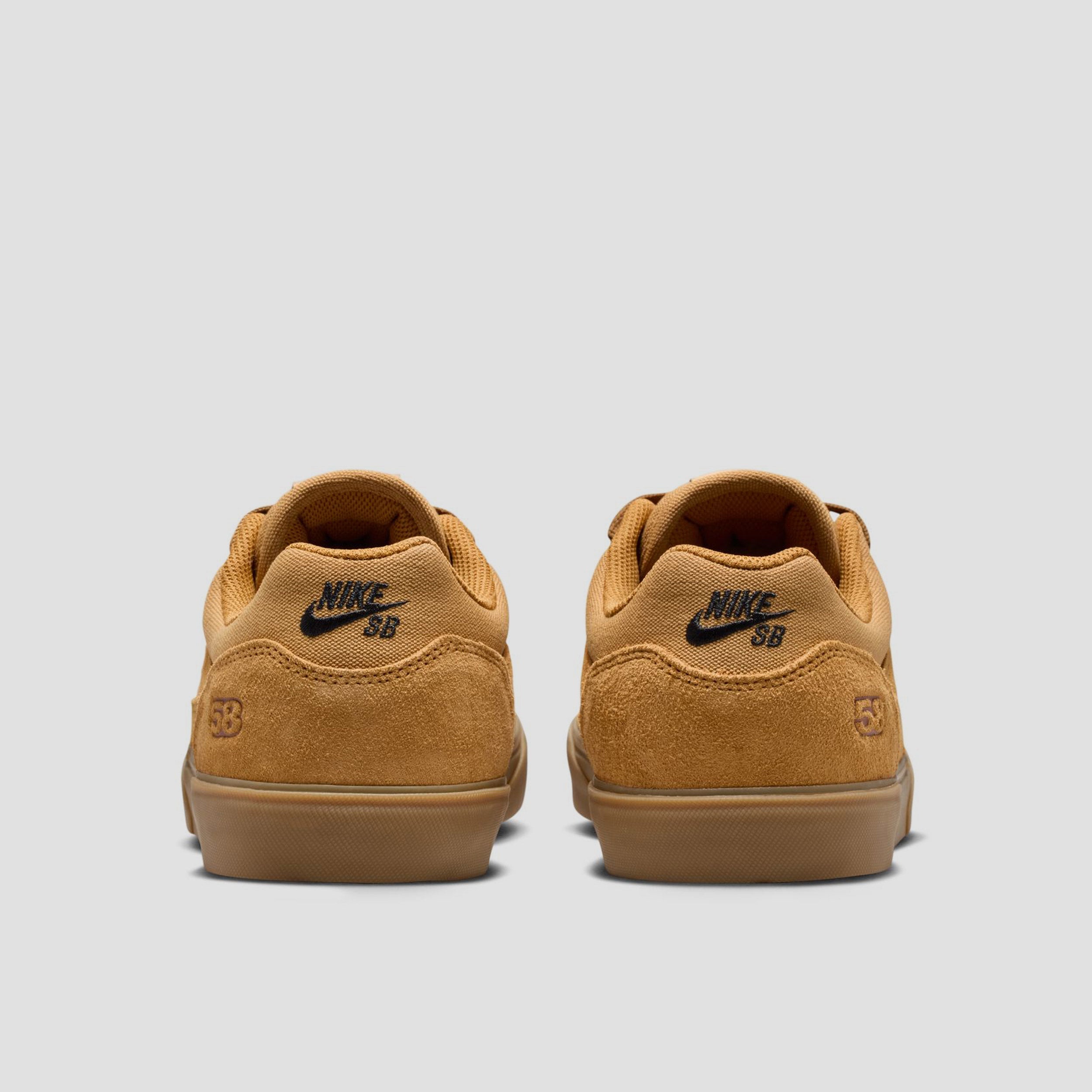 Nike SB Malor TE Skate Shoes Wheat / Black Wheat Gum / Light Brown