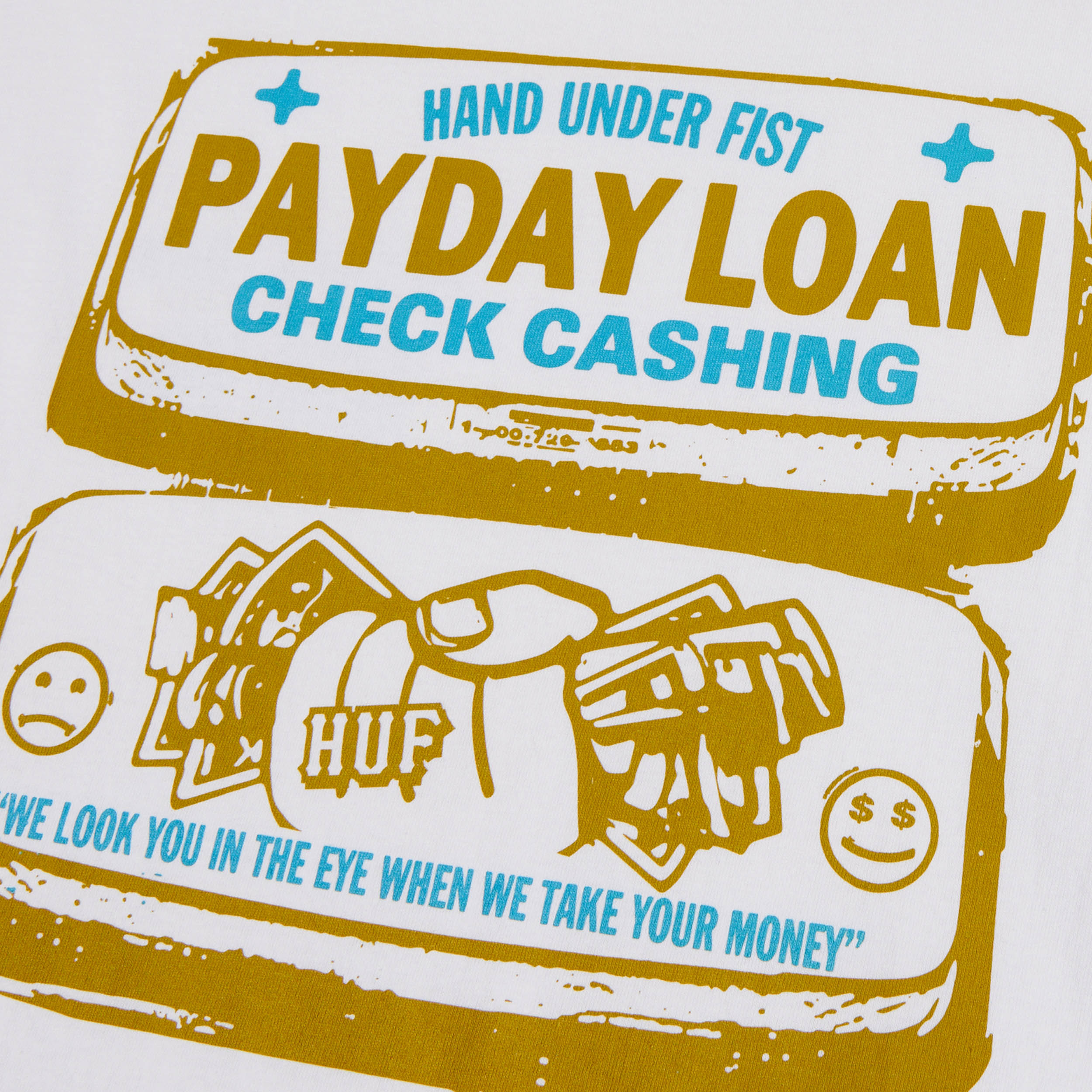 HUF Pay Day Shortsleeve T-Shirt White