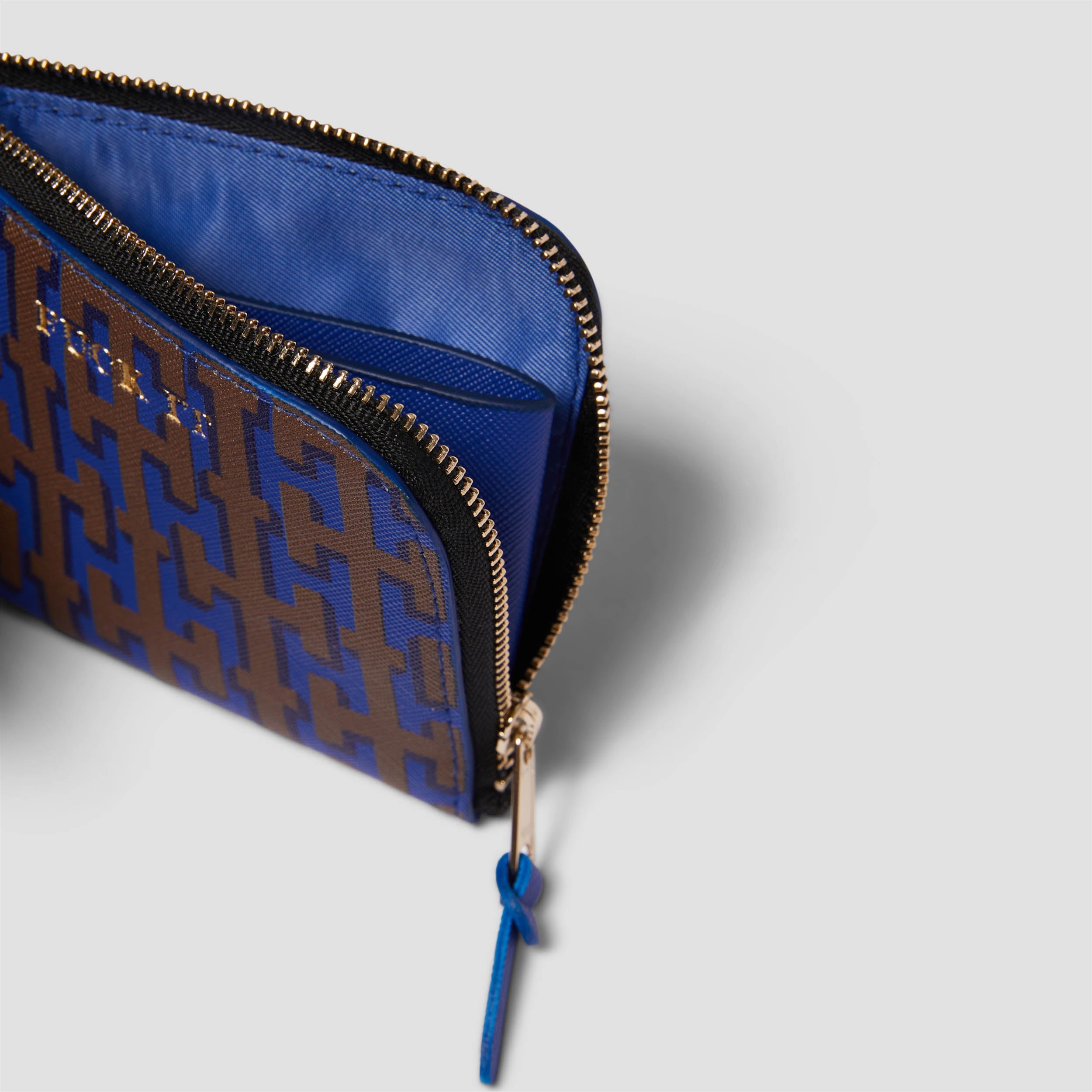 HUF Pillar Zip Wallet Brown