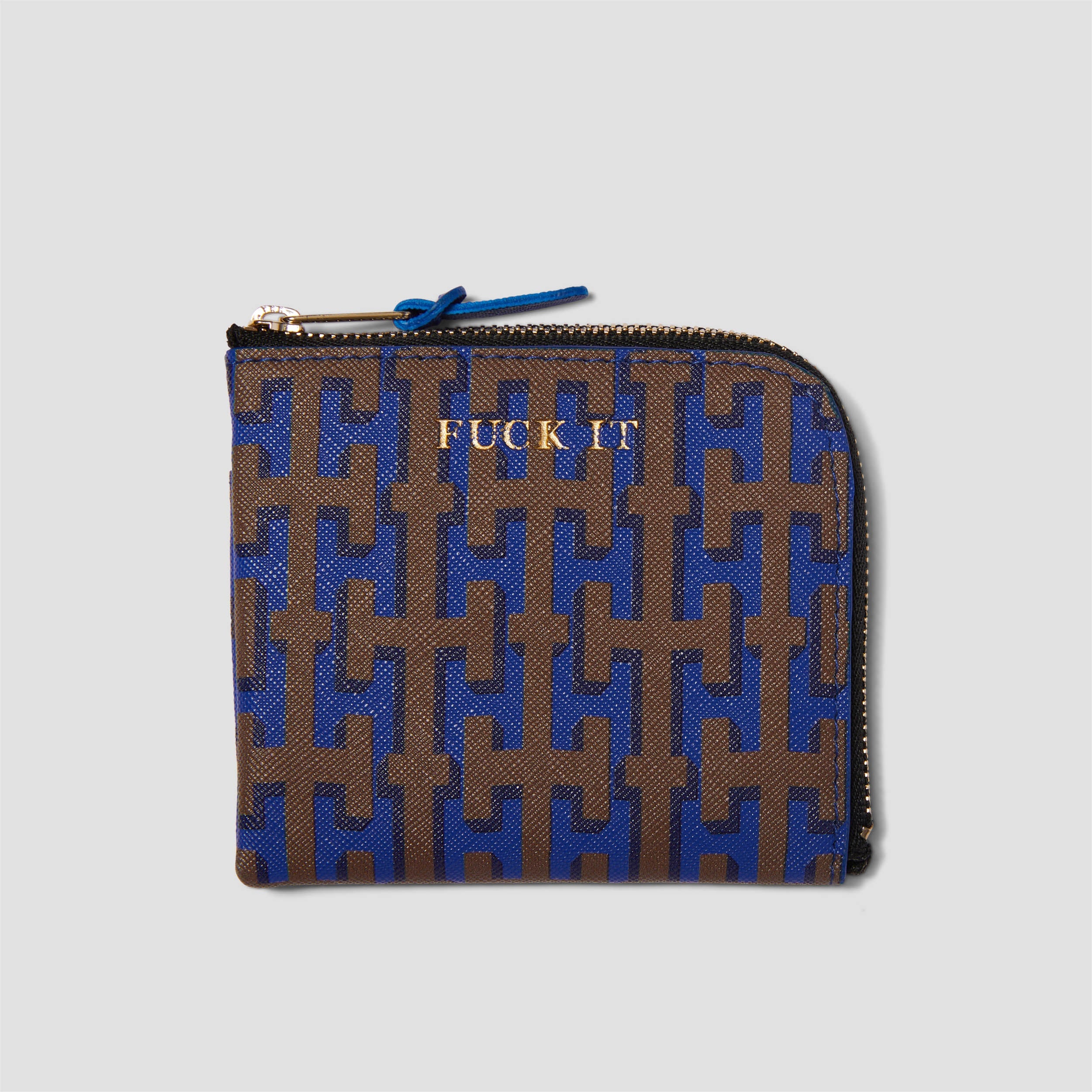 HUF Pillar Zip Wallet Brown