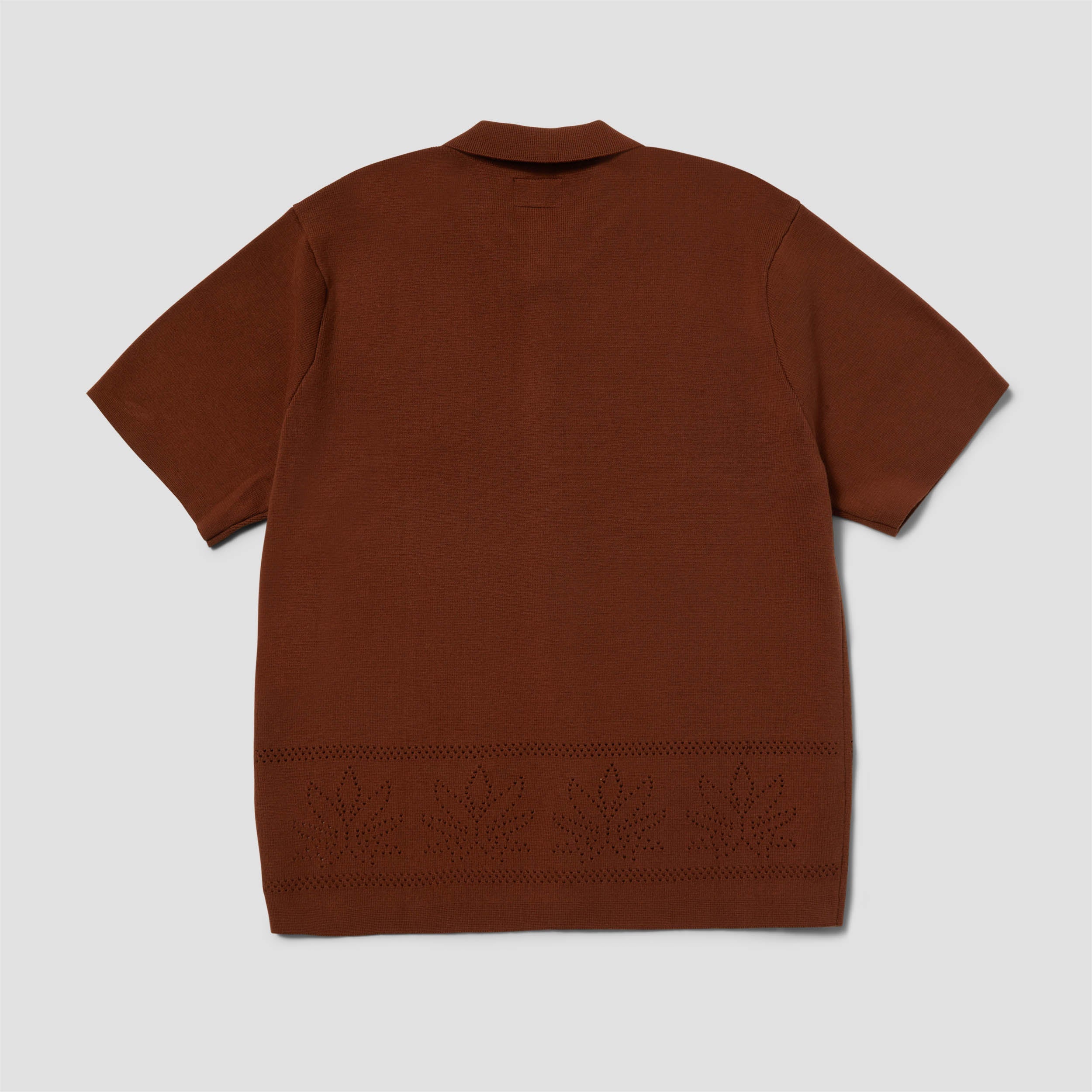 Huf Plantlife Perforated Shortsleeve Knit Top Sierra